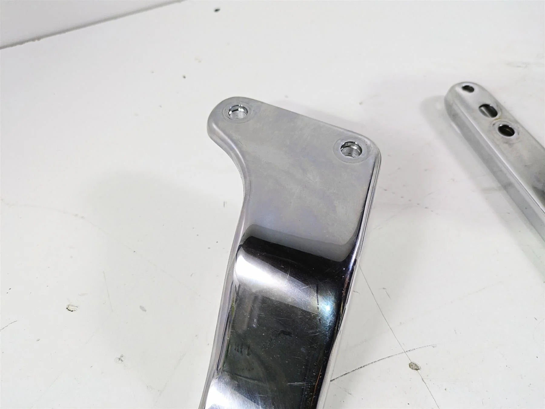 2005 Harley Softail FLSTSCI Heritage Springer Rear Fender Struts Covers 59955-03 - Image 4