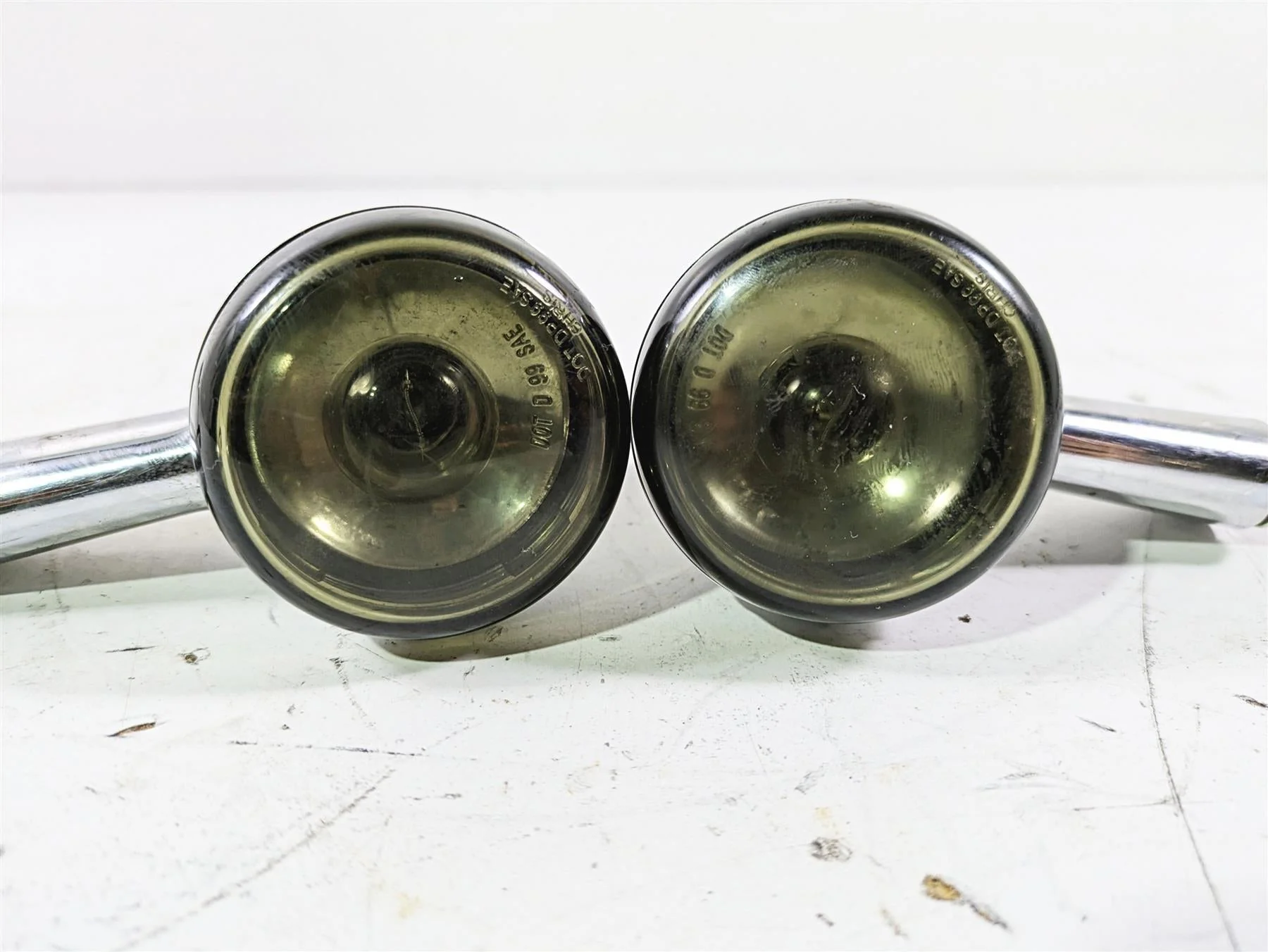 2005 Harley Softail FLSTSCI Heritage Springer Rear Smoked Blinker Set 68977-00 - Image 12