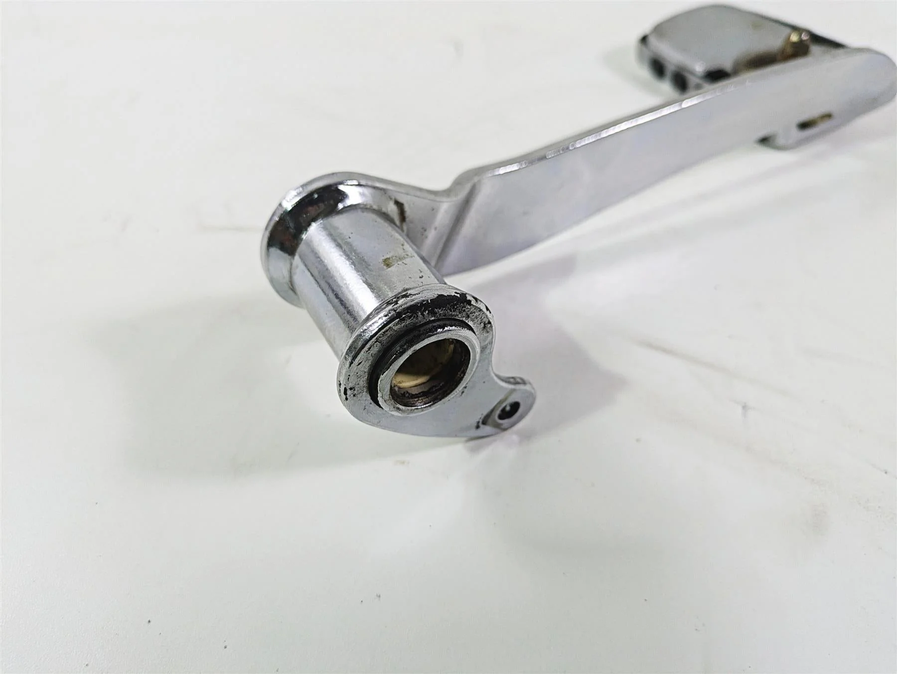 2005 Harley Touring FLHRI Road King Chrome Brake Pedal Ped Peg Lever - Image 10