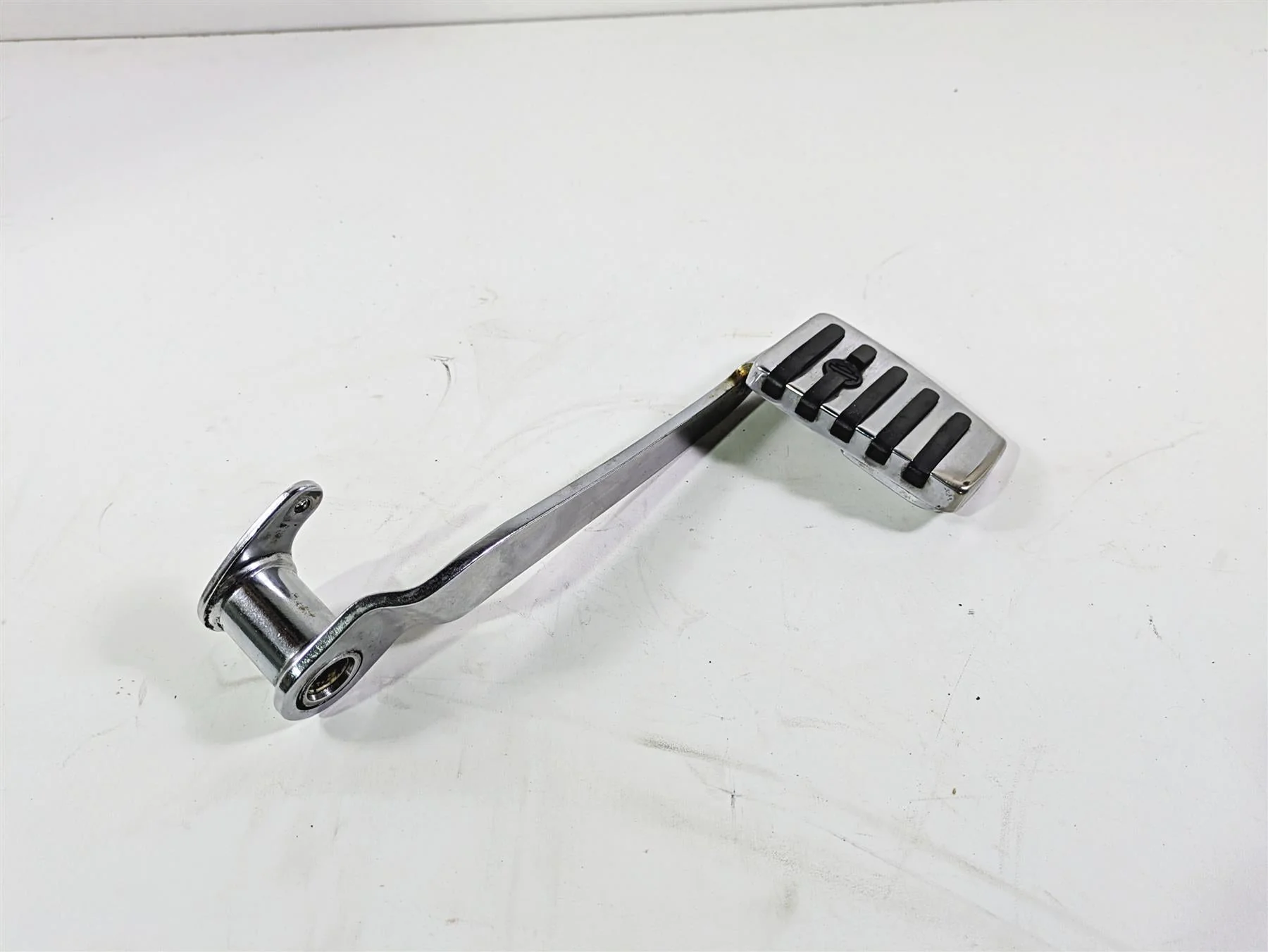 2005 Harley Touring FLHRI Road King Chrome Brake Pedal Ped Peg Lever - Image 11