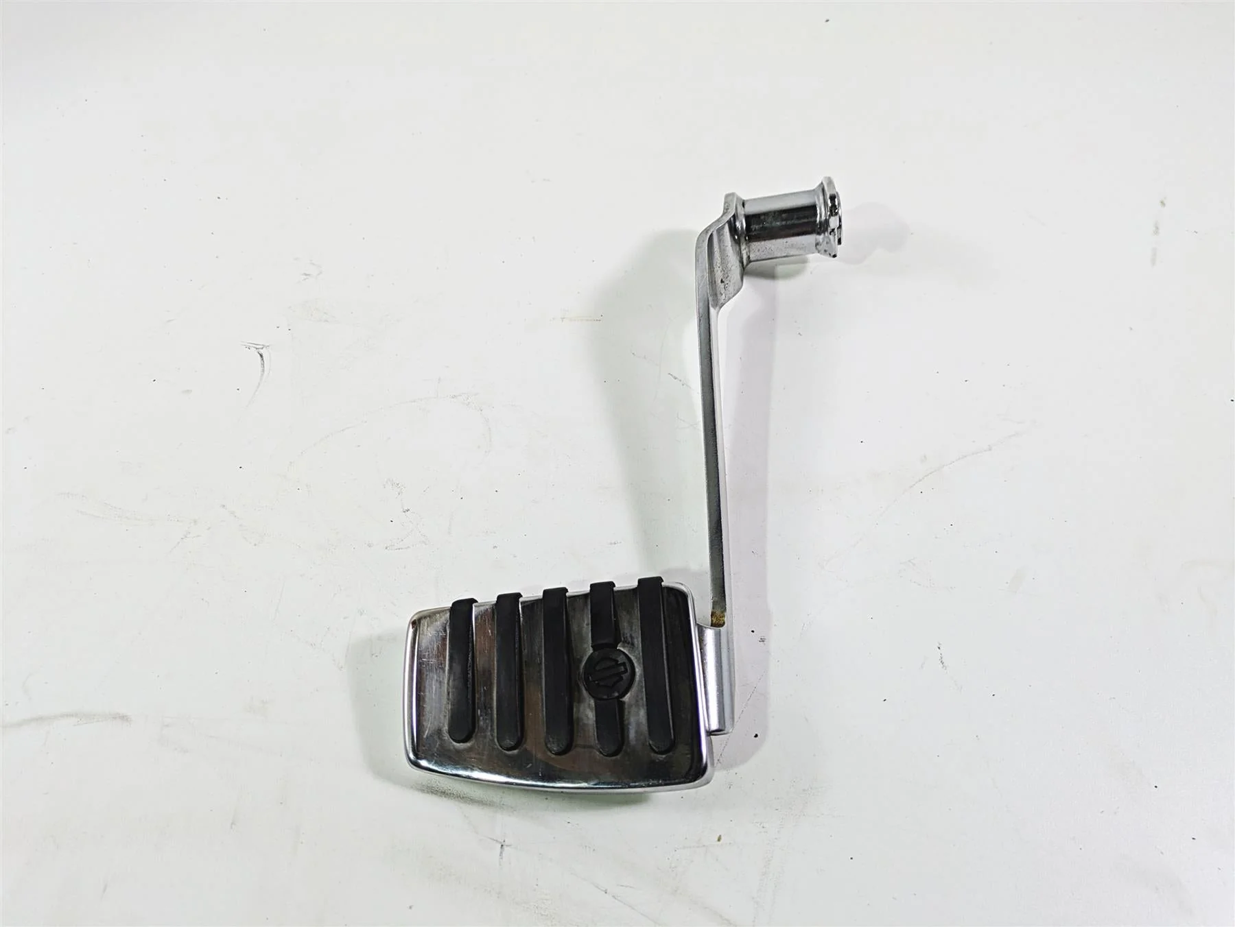 2005 Harley Touring FLHRI Road King Chrome Brake Pedal Ped Peg Lever - Image 2