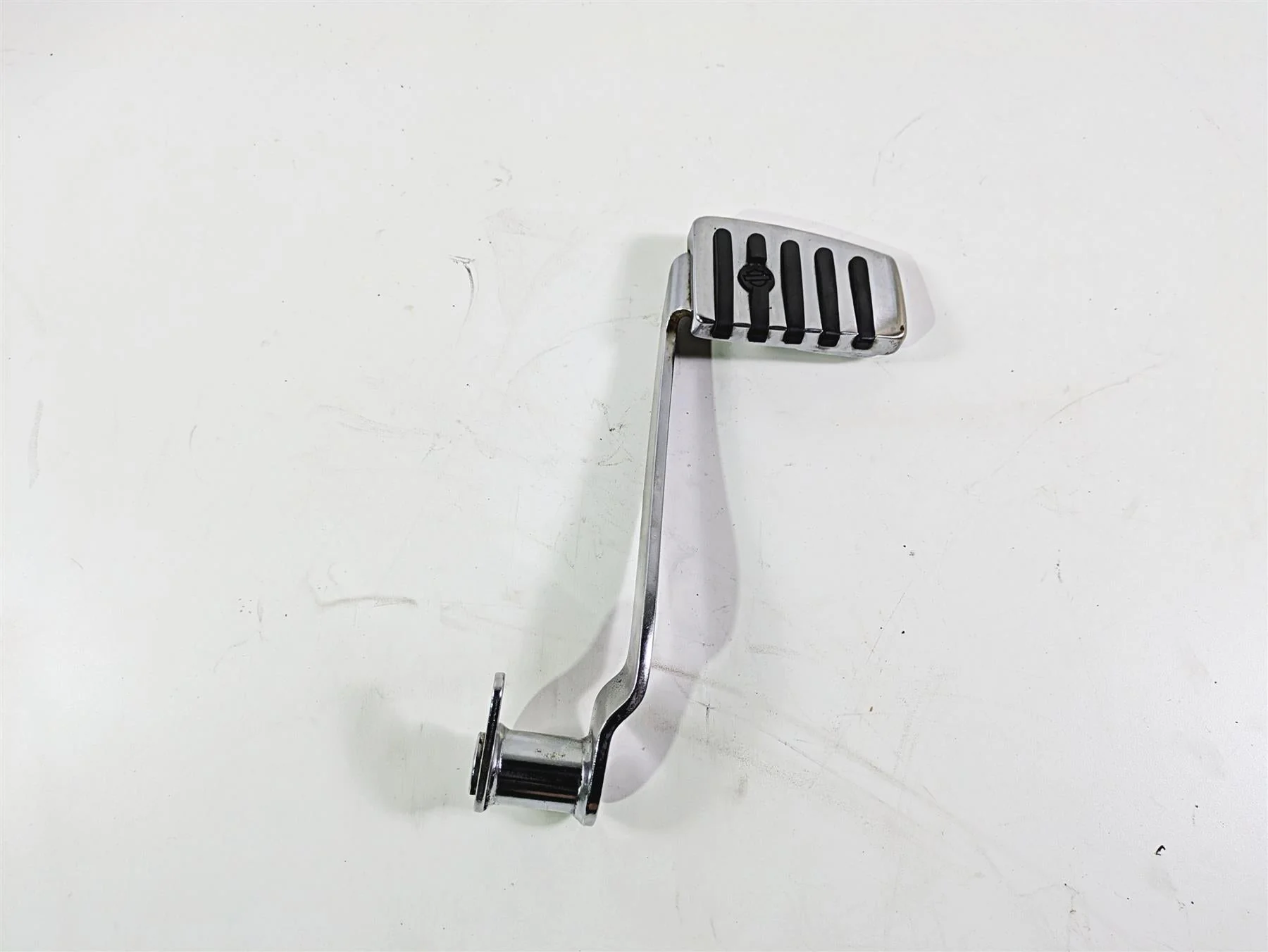 2005 Harley Touring FLHRI Road King Chrome Brake Pedal Ped Peg Lever - Image 4
