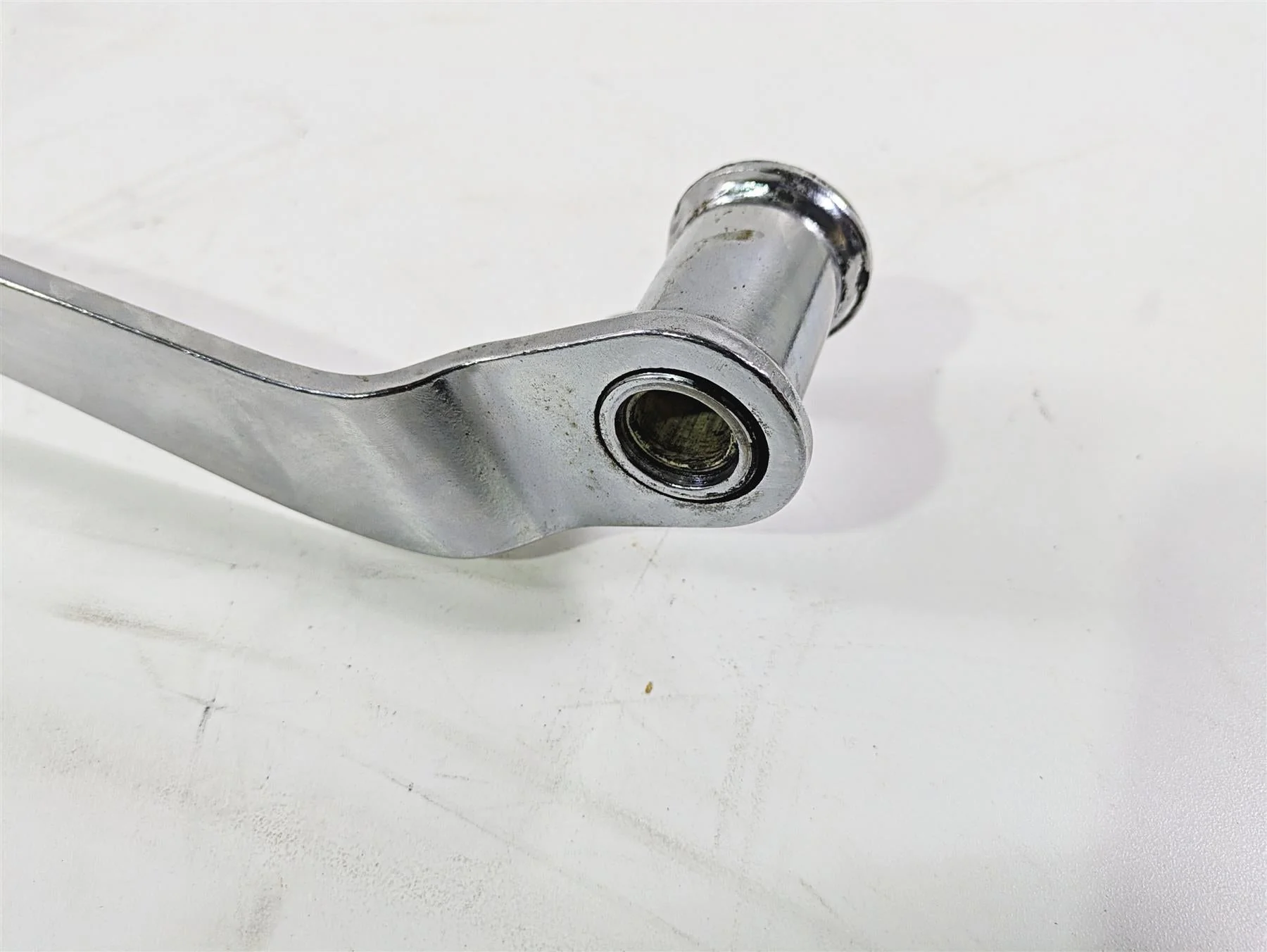 2005 Harley Touring FLHRI Road King Chrome Brake Pedal Ped Peg Lever - Image 9