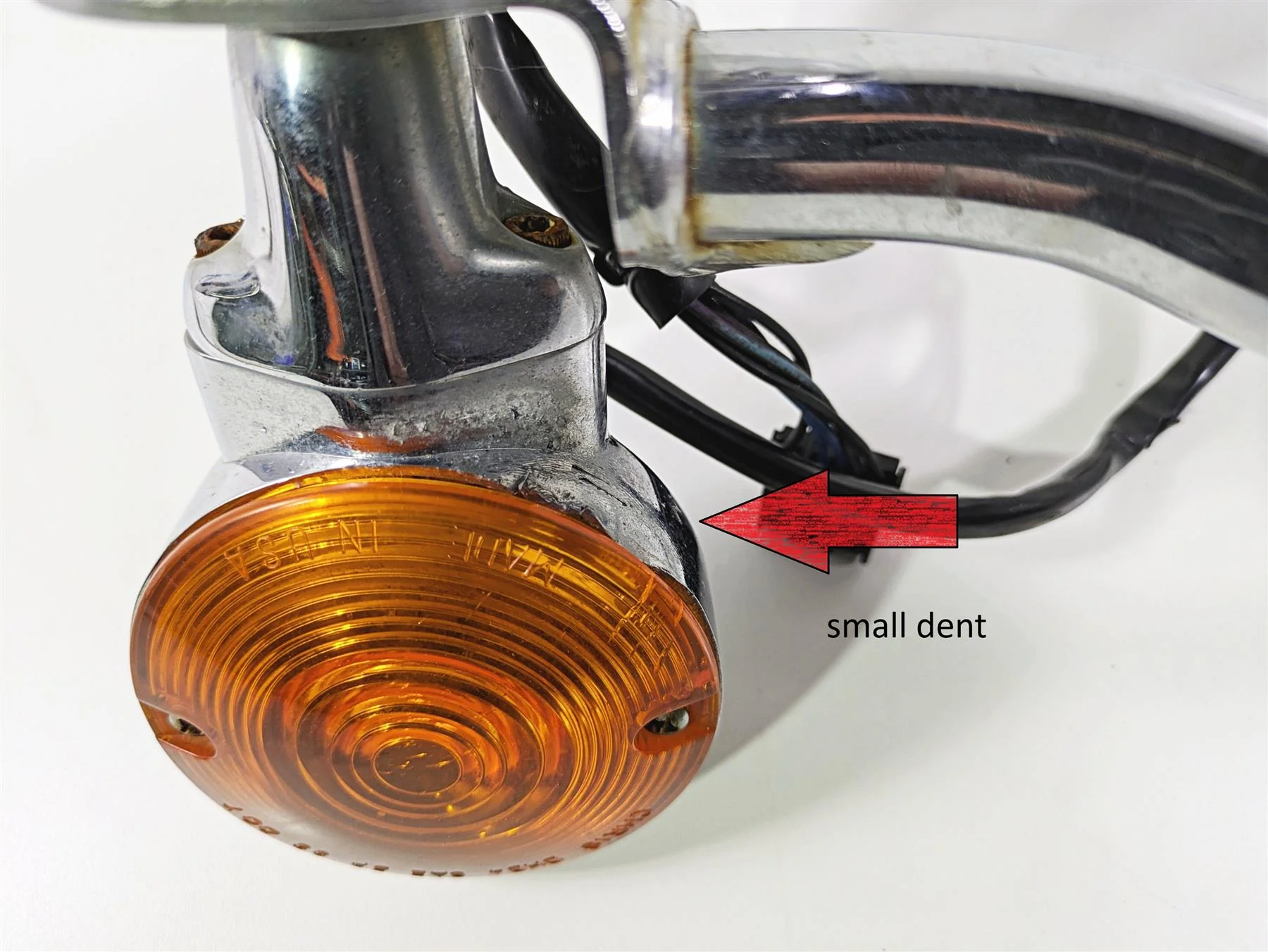 2005 Harley Touring FLHRI Road King Front Spot Blinker Light 68712-94A - Image 9