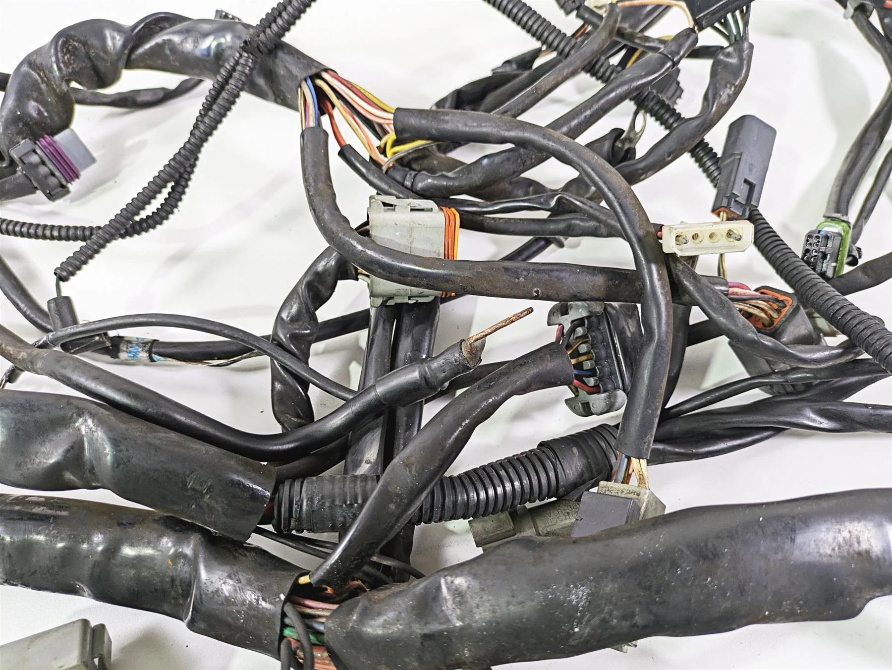 2005 Harley Touring FLHRI Road King Main Wiring Harness Loom EFI 70245-04A - Image 6