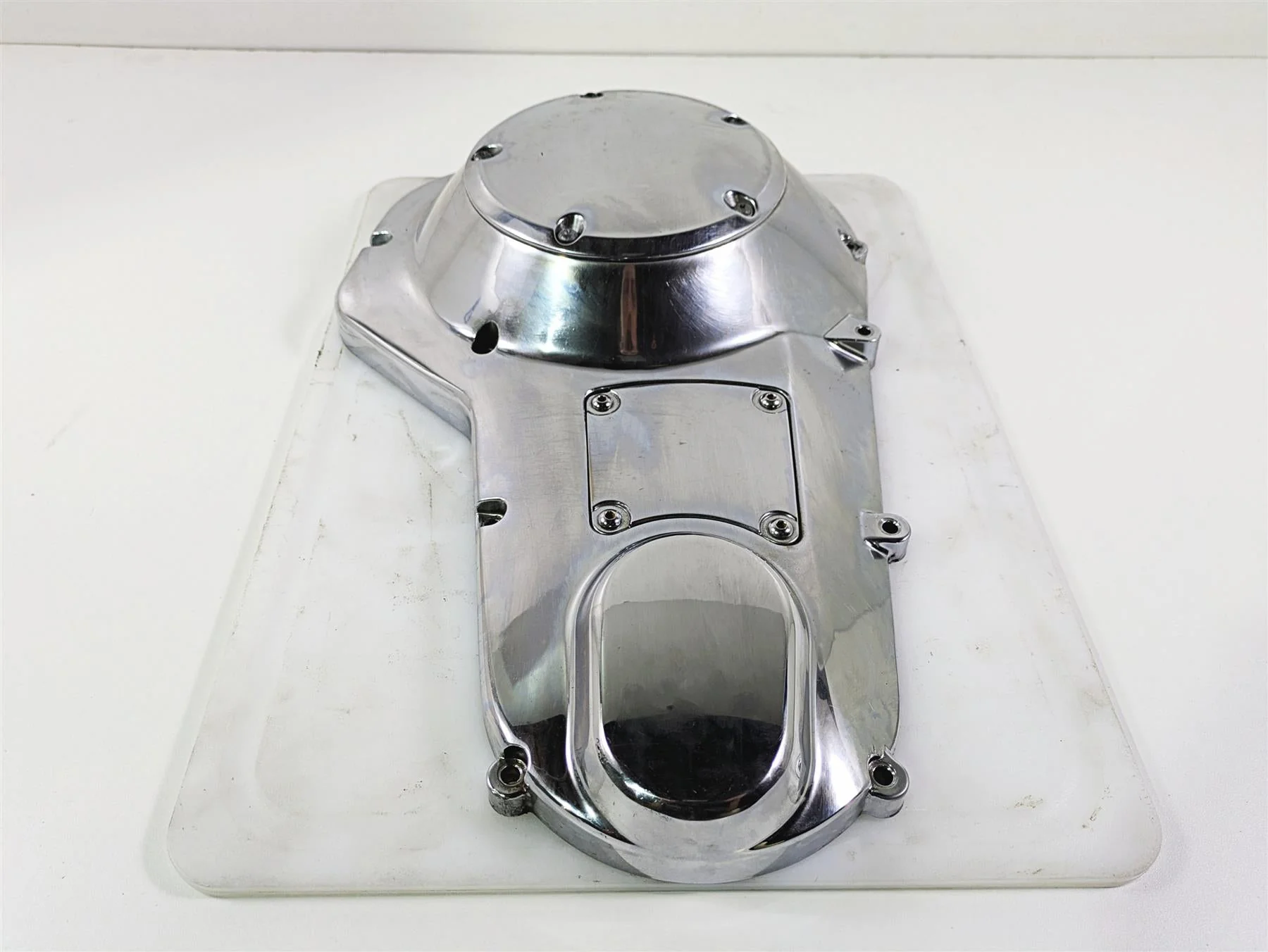 2005 Harley Touring FLHRI Road King Outer Primary Drive Clutch Cover 60685-04 - Image 5