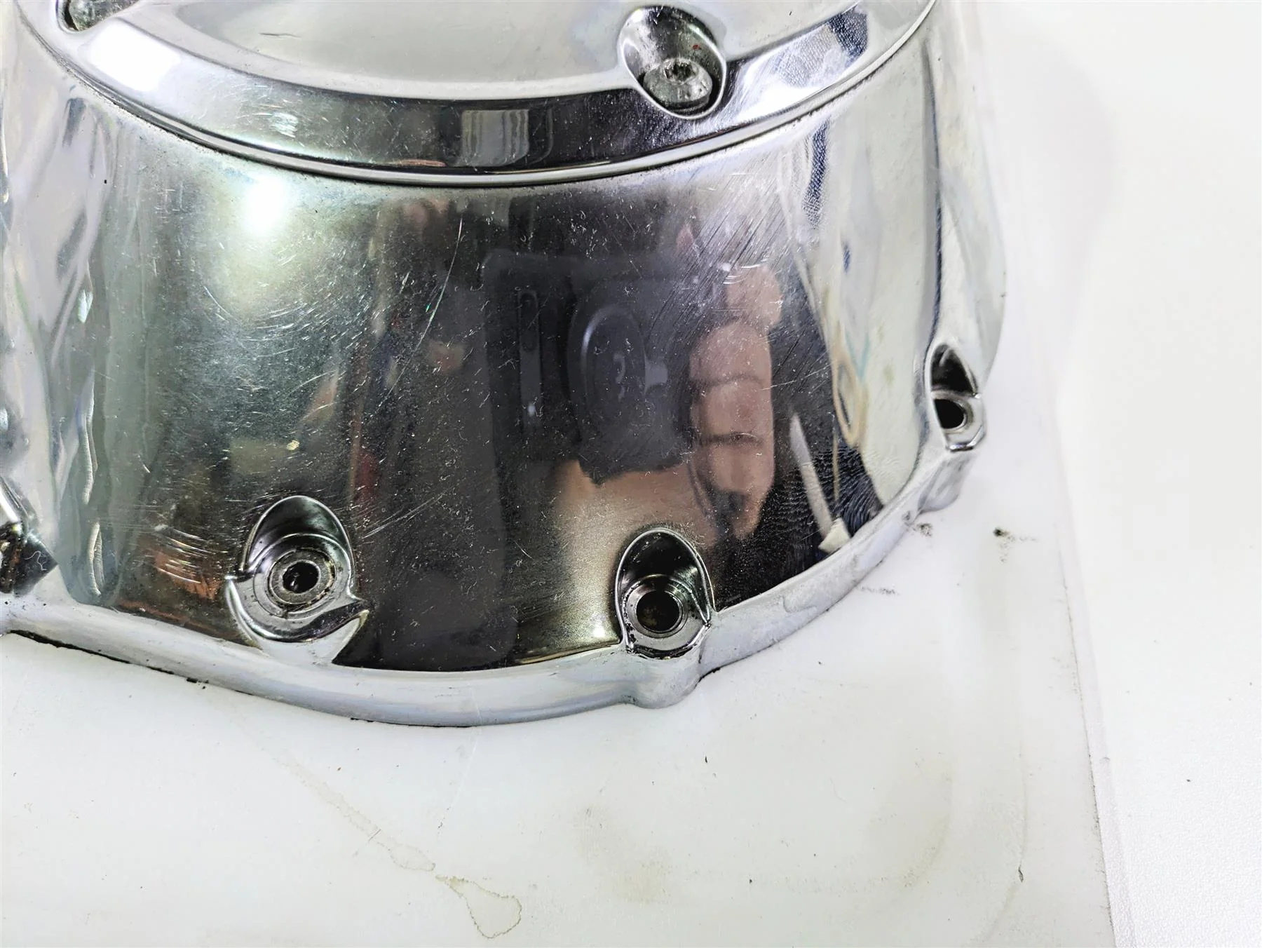 2005 Harley Touring FLHRI Road King Outer Primary Drive Clutch Cover 60685-04 - Image 9