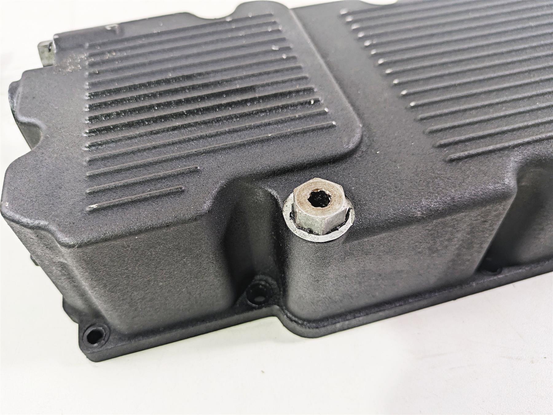 2005 Harley Touring FLHRI Road King Transmission Bottom Cover Oil Pan 62711-99 - Image 11