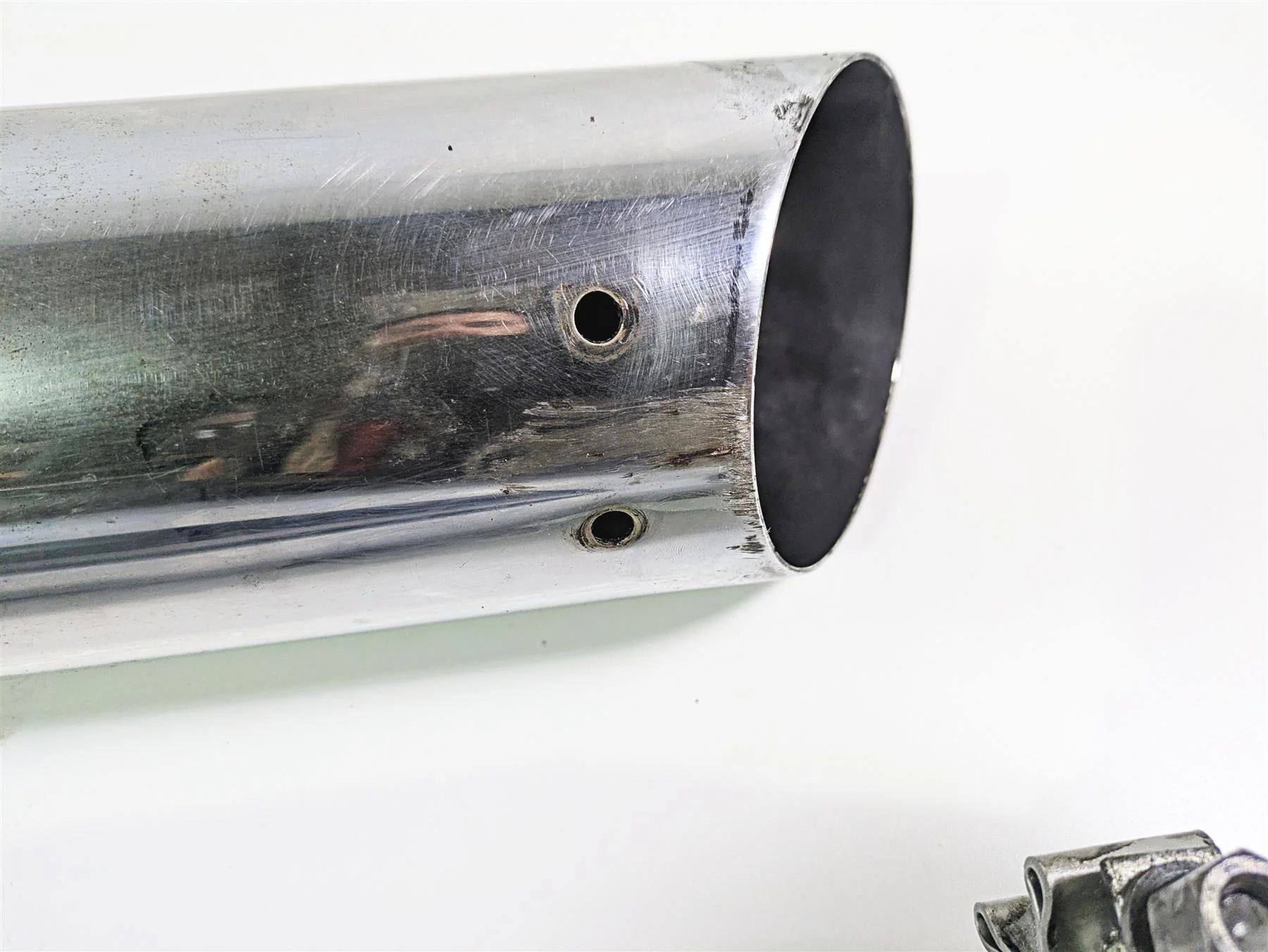 2005 Harley Touring FLHRI Road King Vance Hines Slip On Muffler 5" Outer Diameter READ - Image 6