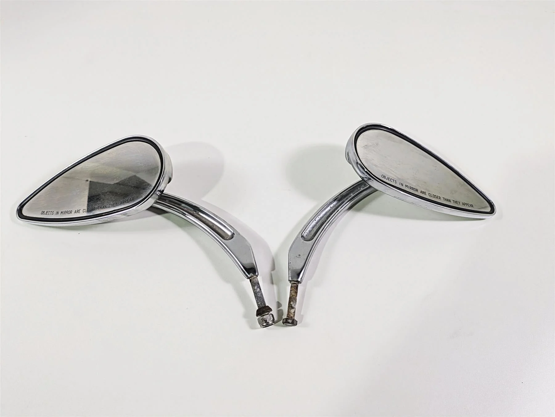 2005 Harley Touring FLHRI Road King Willie G Teardrop Chrome Mirror 56000394