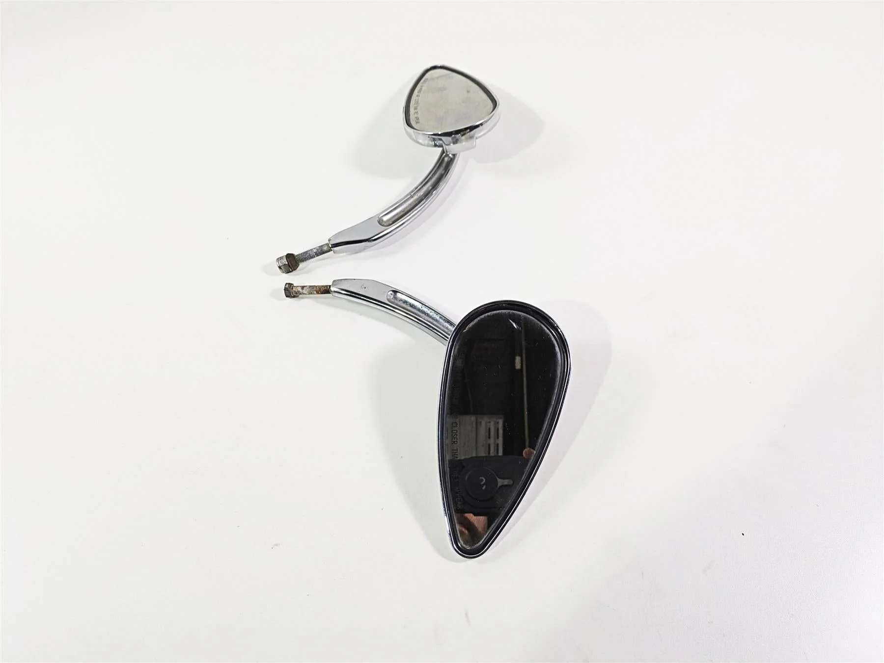 2005 Harley Touring FLHRI Road King Willie G Teardrop Chrome Mirror 56000394 - Image 2