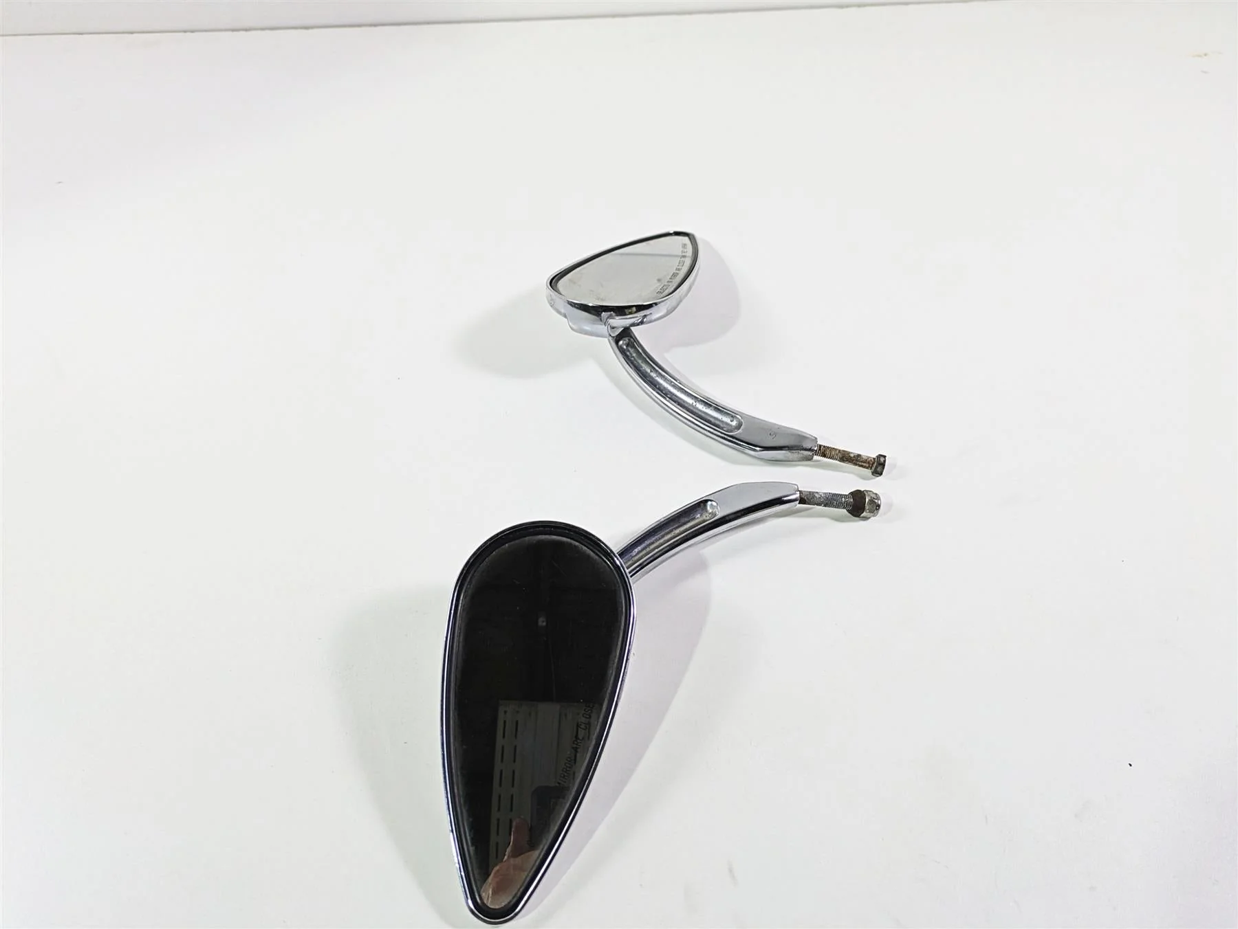 2005 Harley Touring FLHRI Road King Willie G Teardrop Chrome Mirror 56000394 - Image 4
