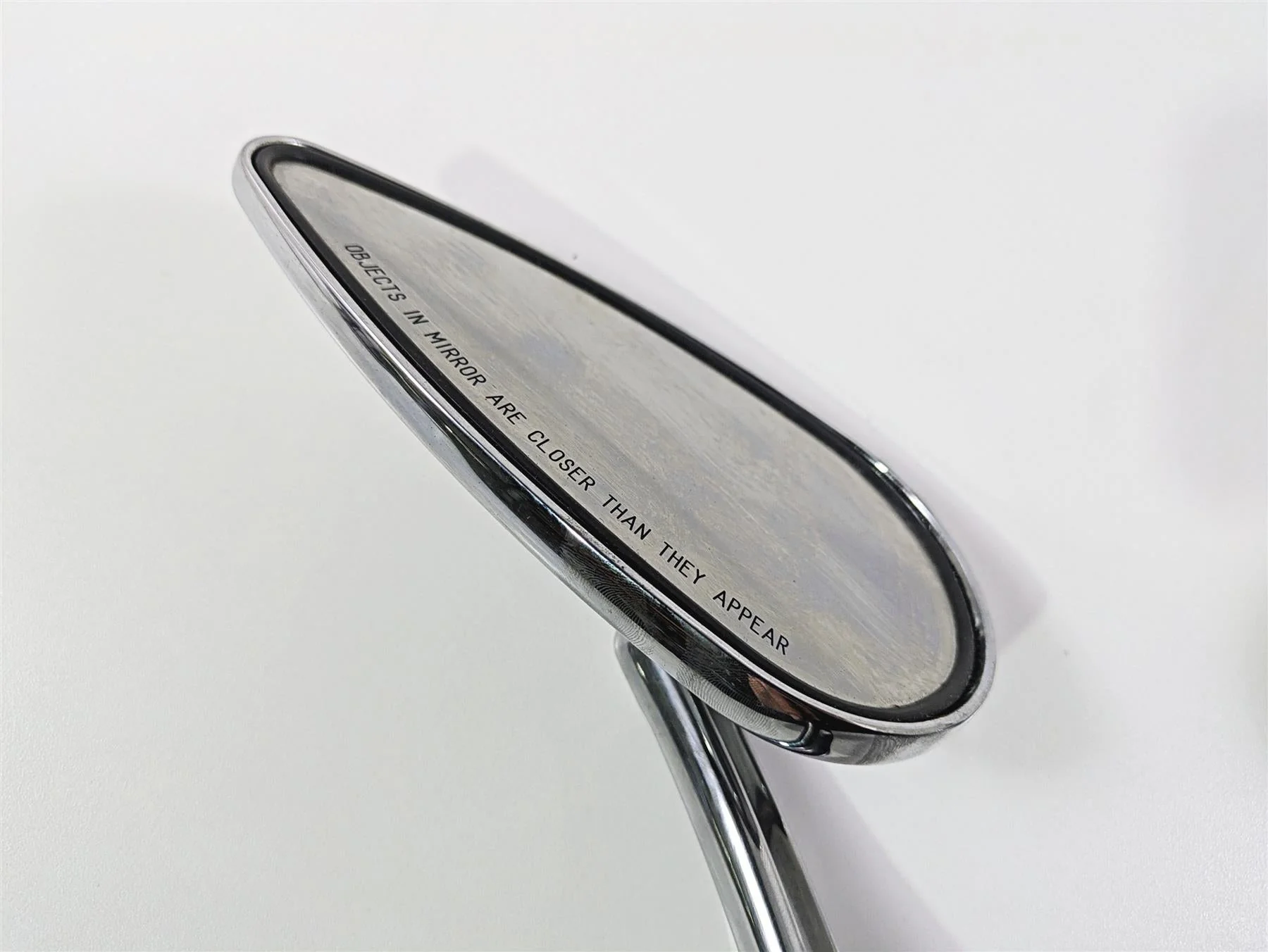 2005 Harley Touring FLHRI Road King Willie G Teardrop Chrome Mirror 56000394 - Image 6