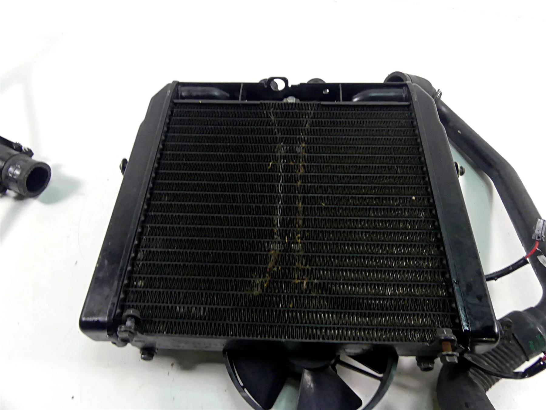 2005 Harley VRSCSE CVO V-Rod Radiator Fans Reservoir Hoses 26722-04 - Image 2