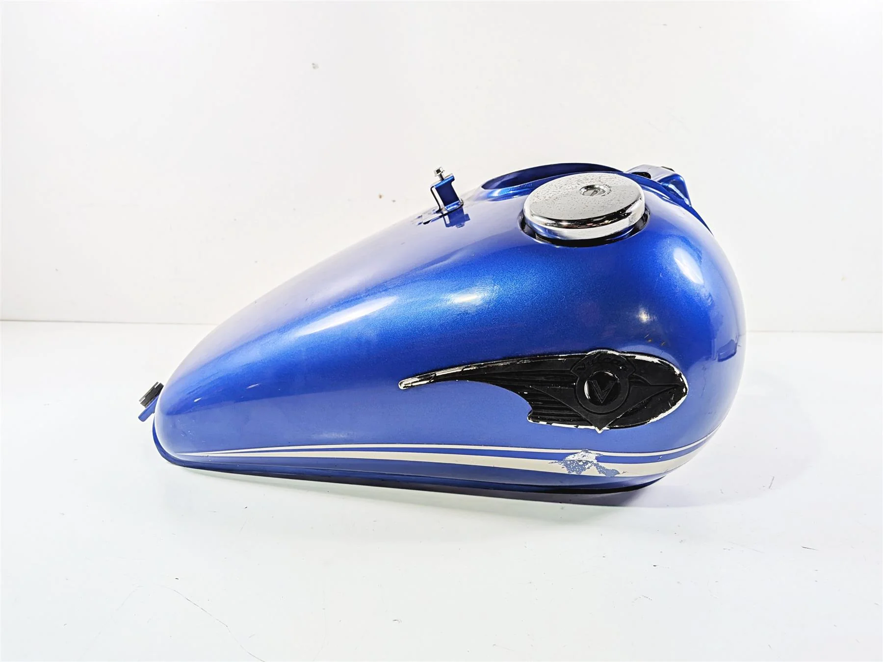 2005 Kawasaki EN500 Vulcan Blue Fuel Gas Petrol Tank - Clean Inside 51083-5314