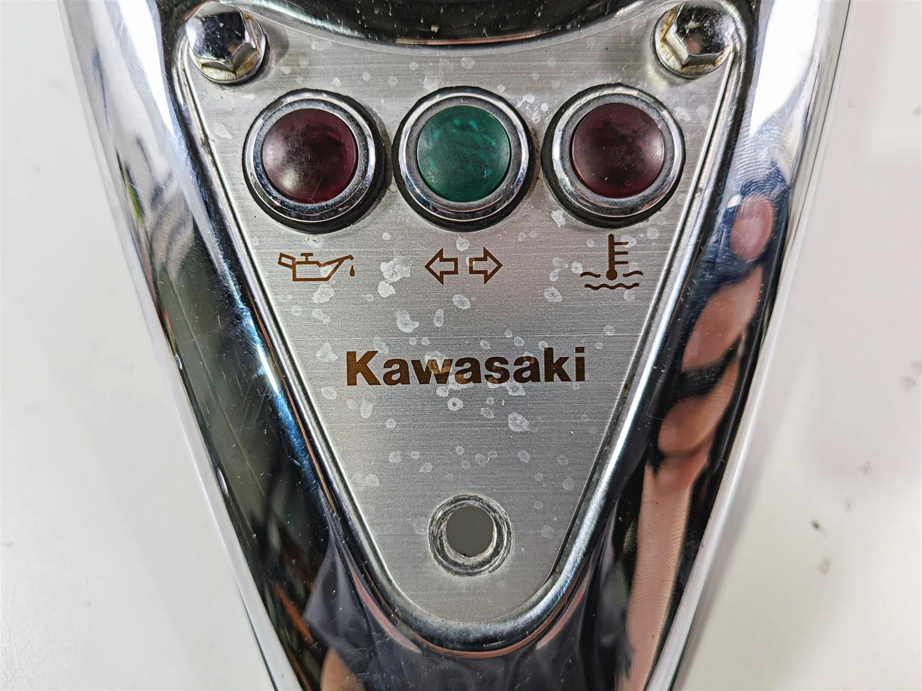 2005 Kawasaki EN500 Vulcan Speedometer Gauge 17K & Tank Cover Set 25005-1708 - Image 3