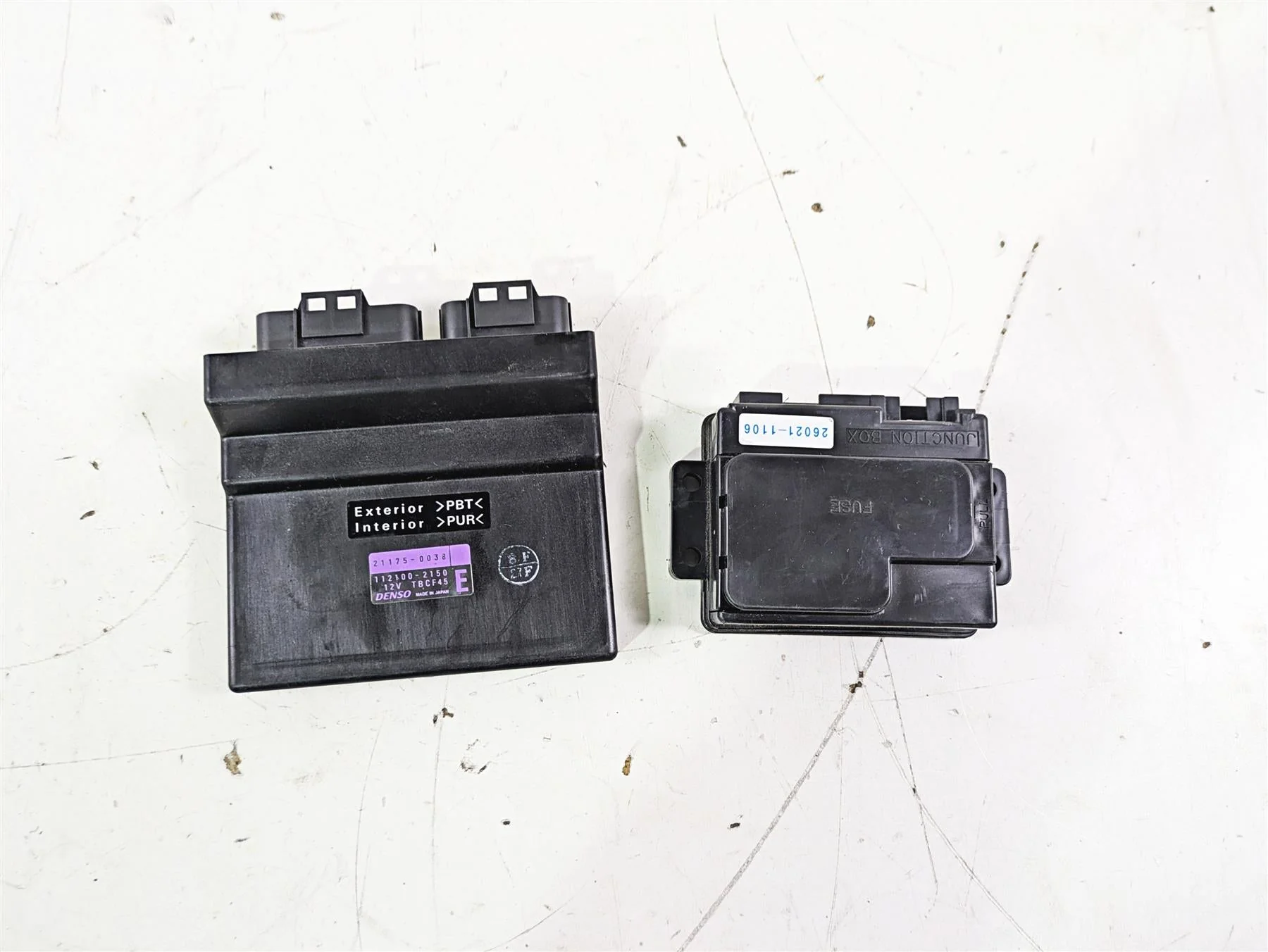 2005 Kawasaki ZX12R Ninja Cdi Ecu Ecm Control Module & Junction Box 21175-0038 - Image 4
