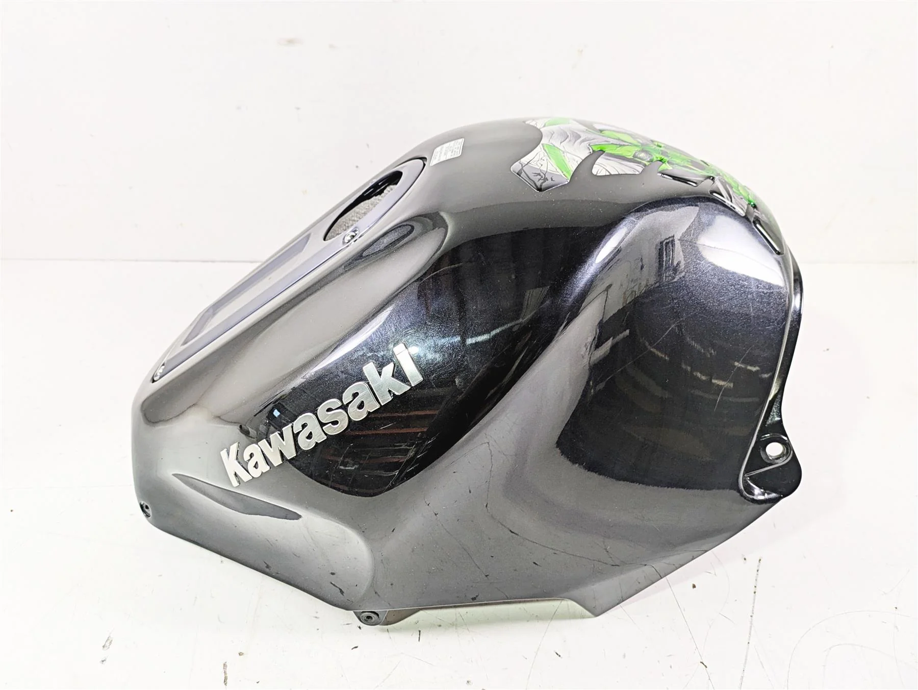 2005 Kawasaki ZX12R Ninja Fuel Gas Petrol Tank Cover Fairing 51026-1051 - Image 2