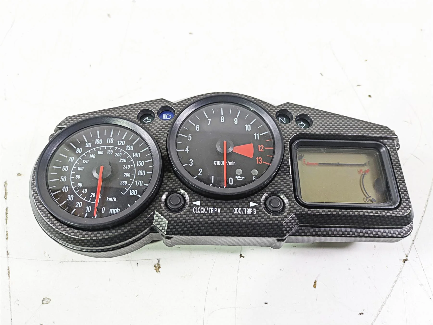 2005 Kawasaki ZX12R Ninja Gauges Speedometer Instrument - 15k 28011-0023