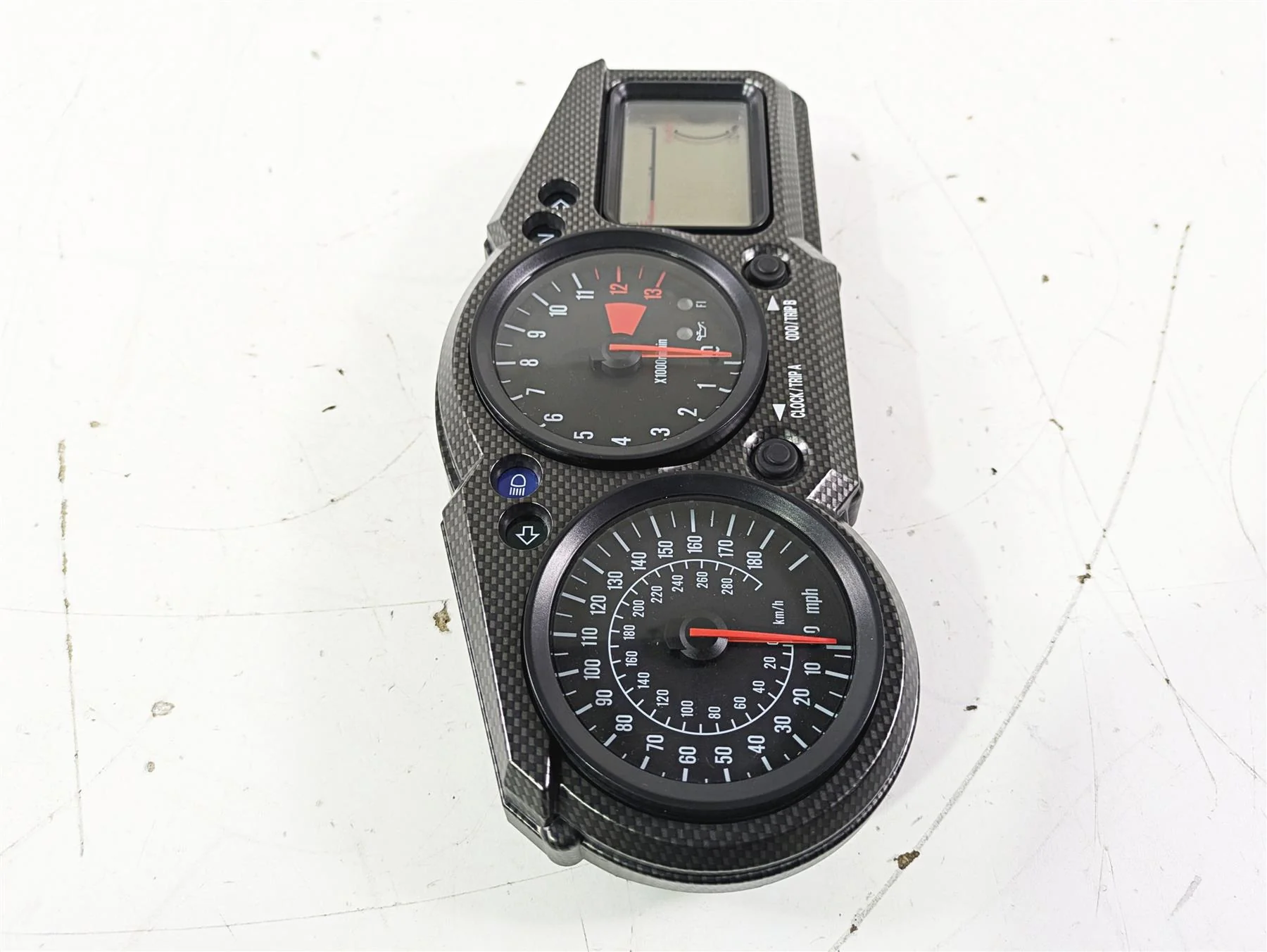 2005 Kawasaki ZX12R Ninja Gauges Speedometer Instrument - 15k 28011-0023 - Image 3