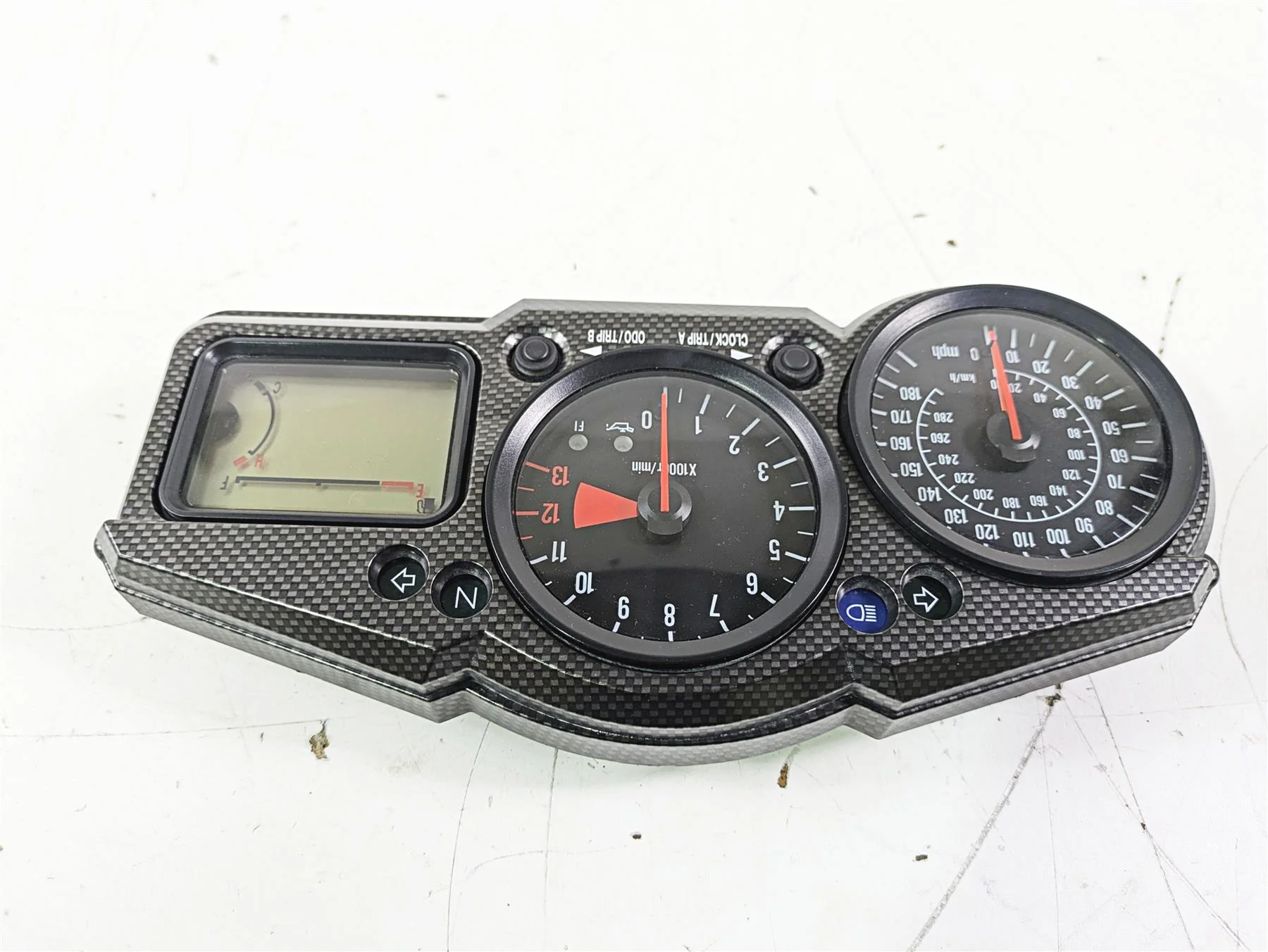 2005 Kawasaki ZX12R Ninja Gauges Speedometer Instrument - 15k 28011-0023 - Image 4
