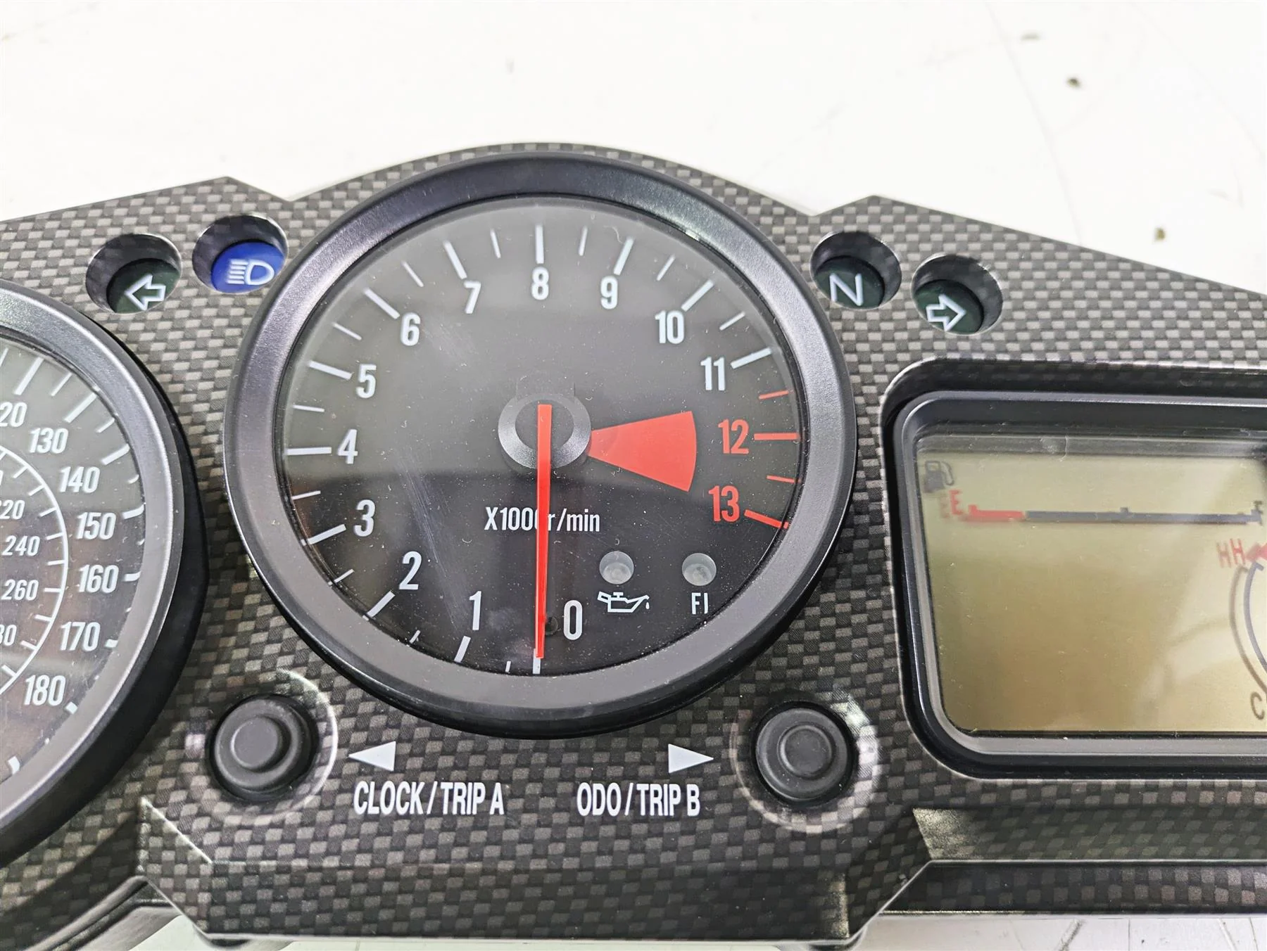 2005 Kawasaki ZX12R Ninja Gauges Speedometer Instrument - 15k 28011-0023 - Image 8
