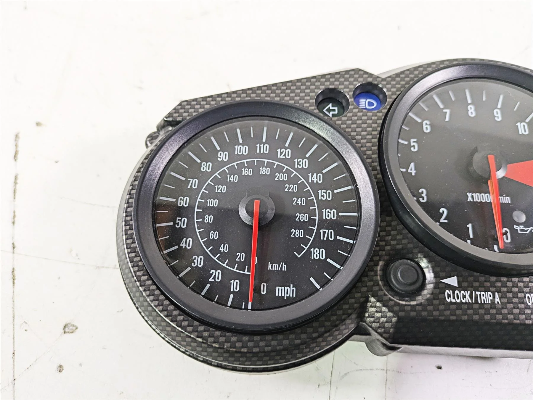 2005 Kawasaki ZX12R Ninja Gauges Speedometer Instrument - 15k 28011-0023 - Image 9