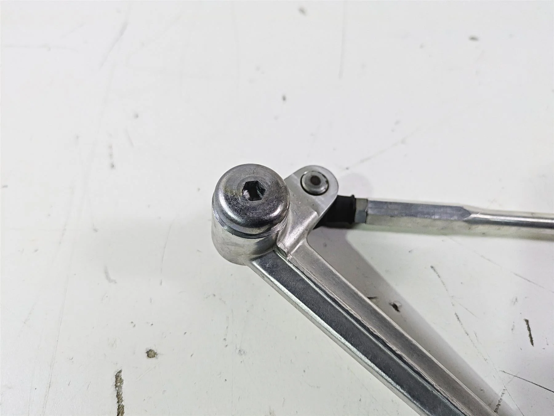 2005 Kawasaki ZX12R Ninja Left Front Footpeg & Shifter 34028-1428 13242-1363 - Image 8