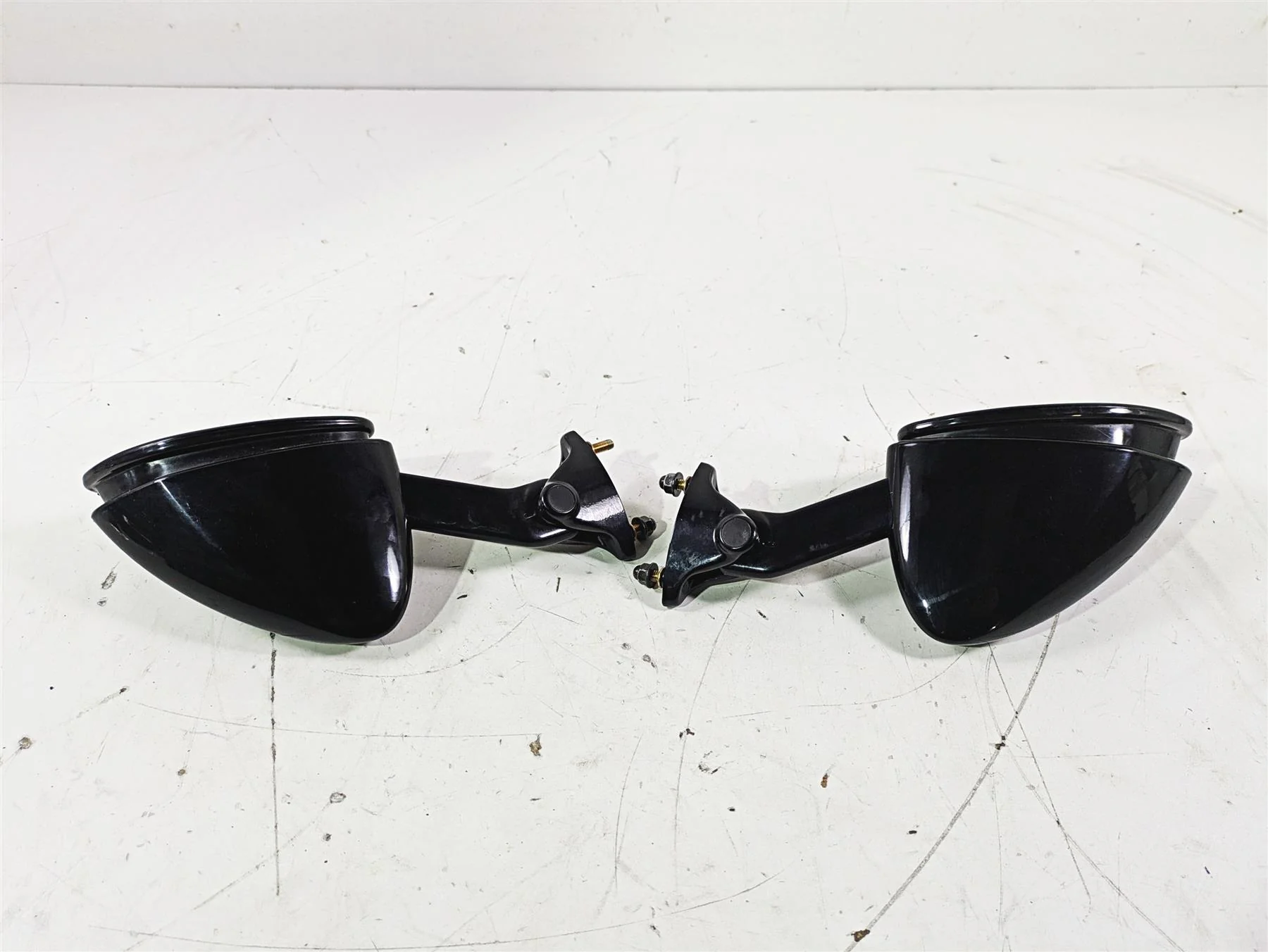 2005 Kawasaki ZX12R Ninja Left Right Rear View Mirror Set - Read 56001-0286 - Image 3