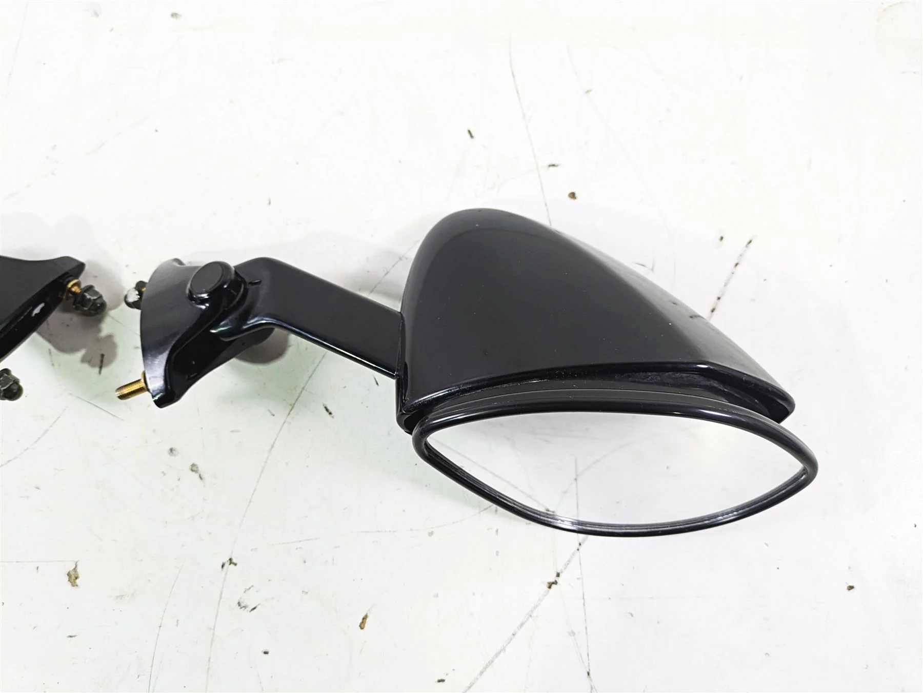 2005 Kawasaki ZX12R Ninja Left Right Rear View Mirror Set - Read 56001-0286 - Image 4