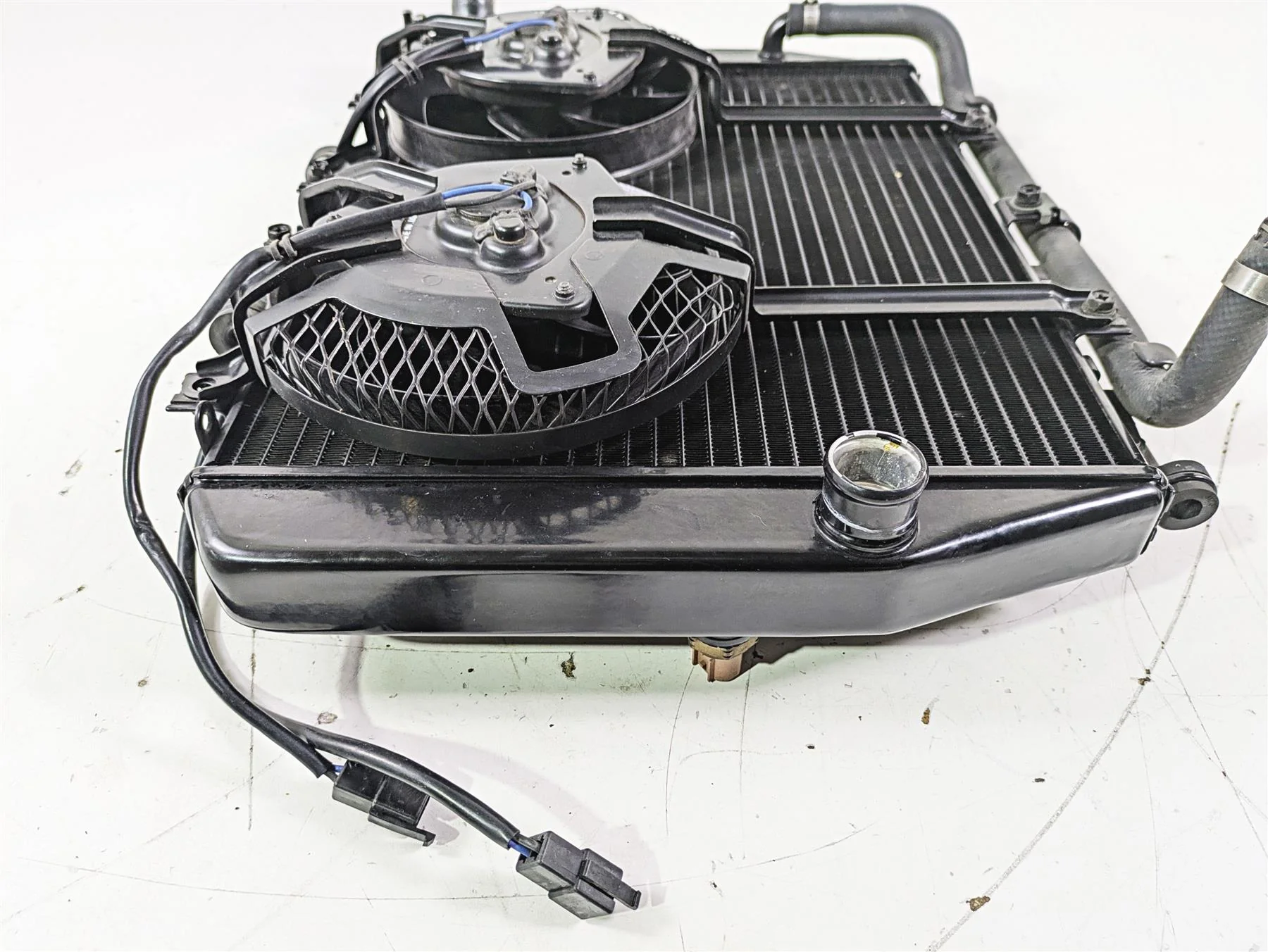2005 Kawasaki ZX12R Ninja Radiator Fans Reservoir Hoses Set 39061-1304 - Image 6