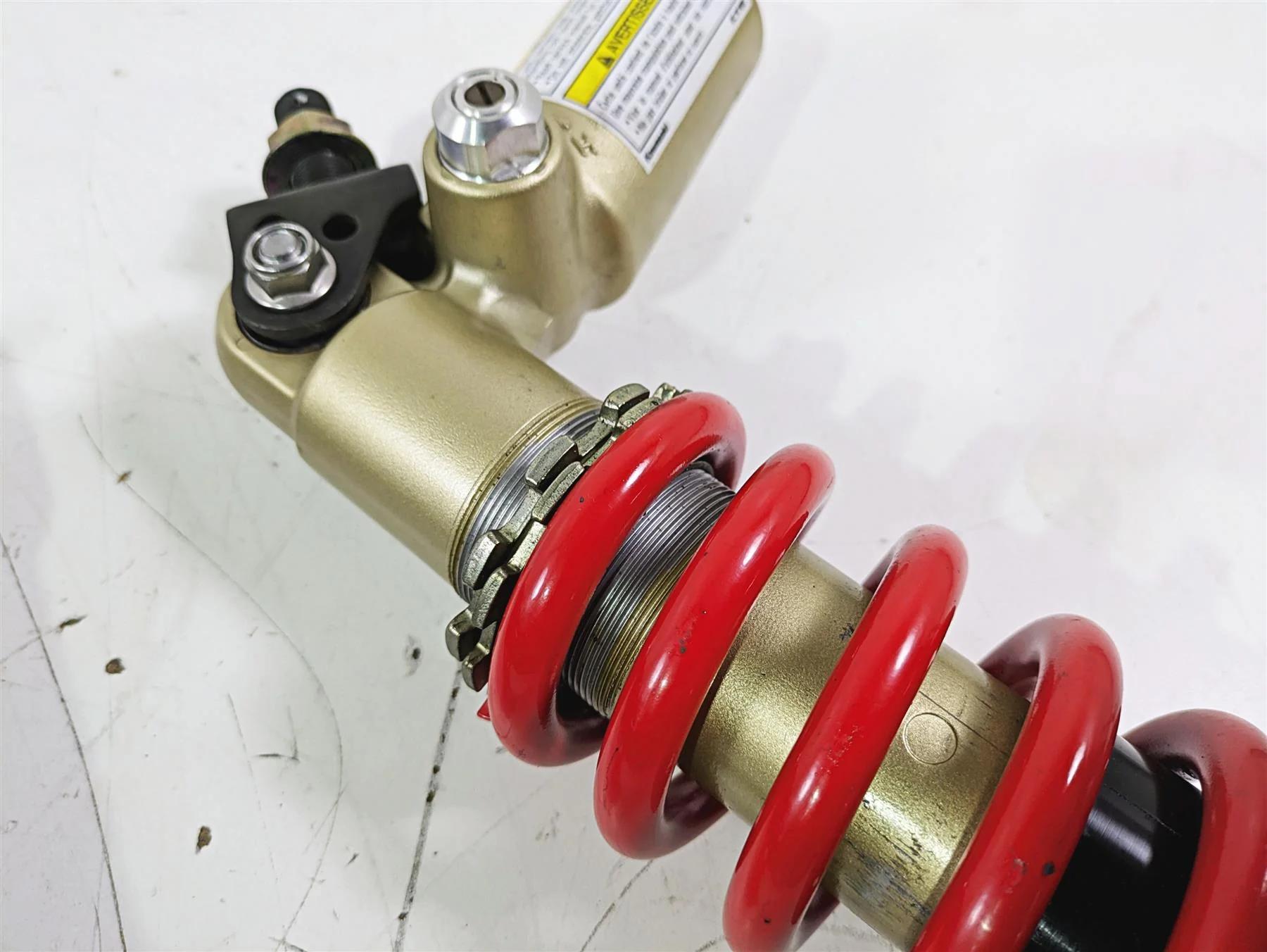 2005 Kawasaki ZX12R Ninja Rear Swingarm & Kyb Shock Set 33001-0053-8F 45014-0025 - Image 11