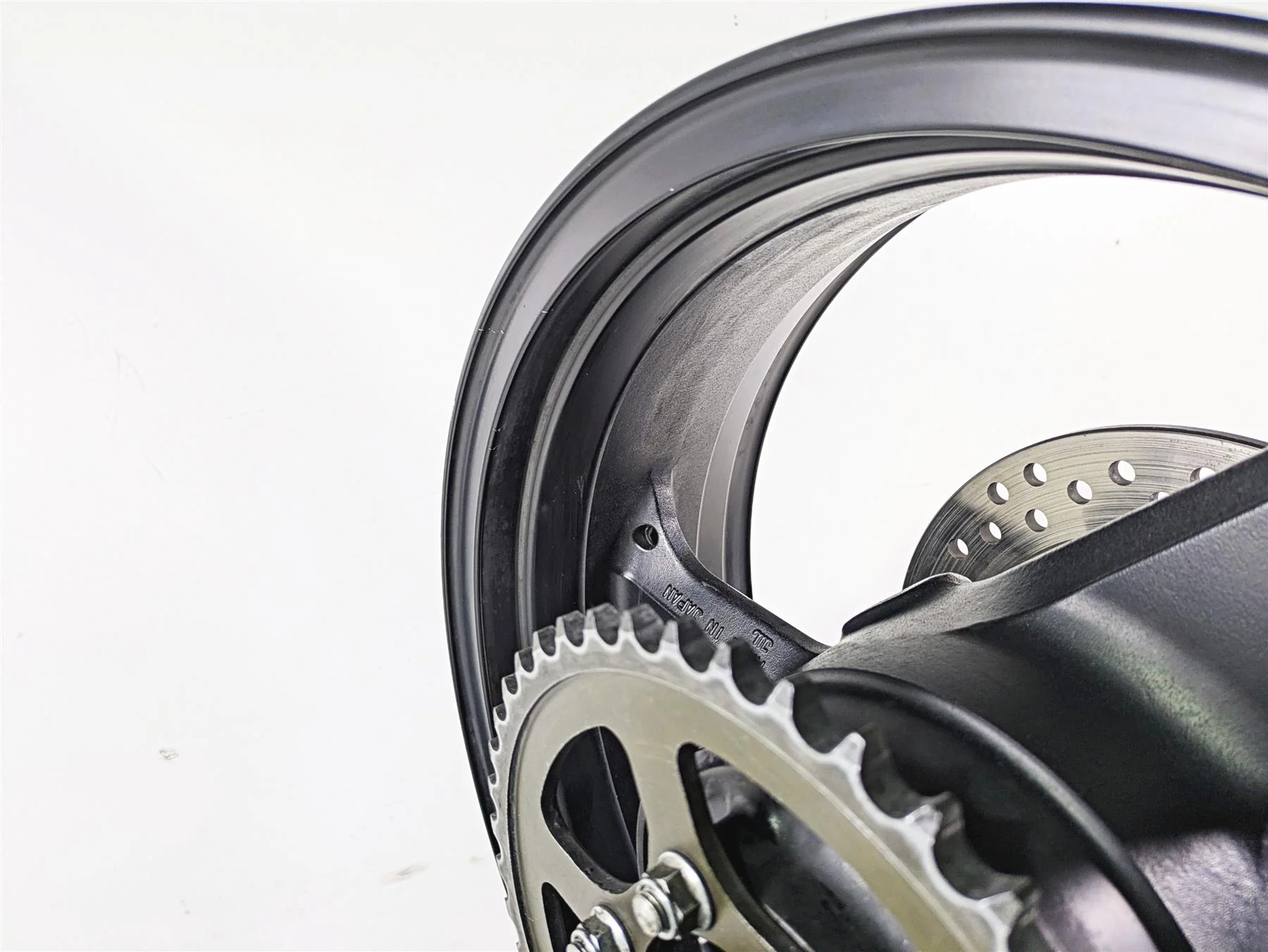 2005 Kawasaki ZX12R Ninja Straight 17x6 Rear Wheel Rim - Read 41073-1681-R2 - Image 8