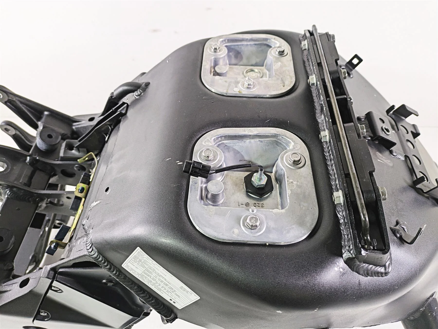 2005 Kawasaki ZX12R Ninja Straight Main Frame Chassis With Clear Texas Title 32160-1774-8F - Image 4