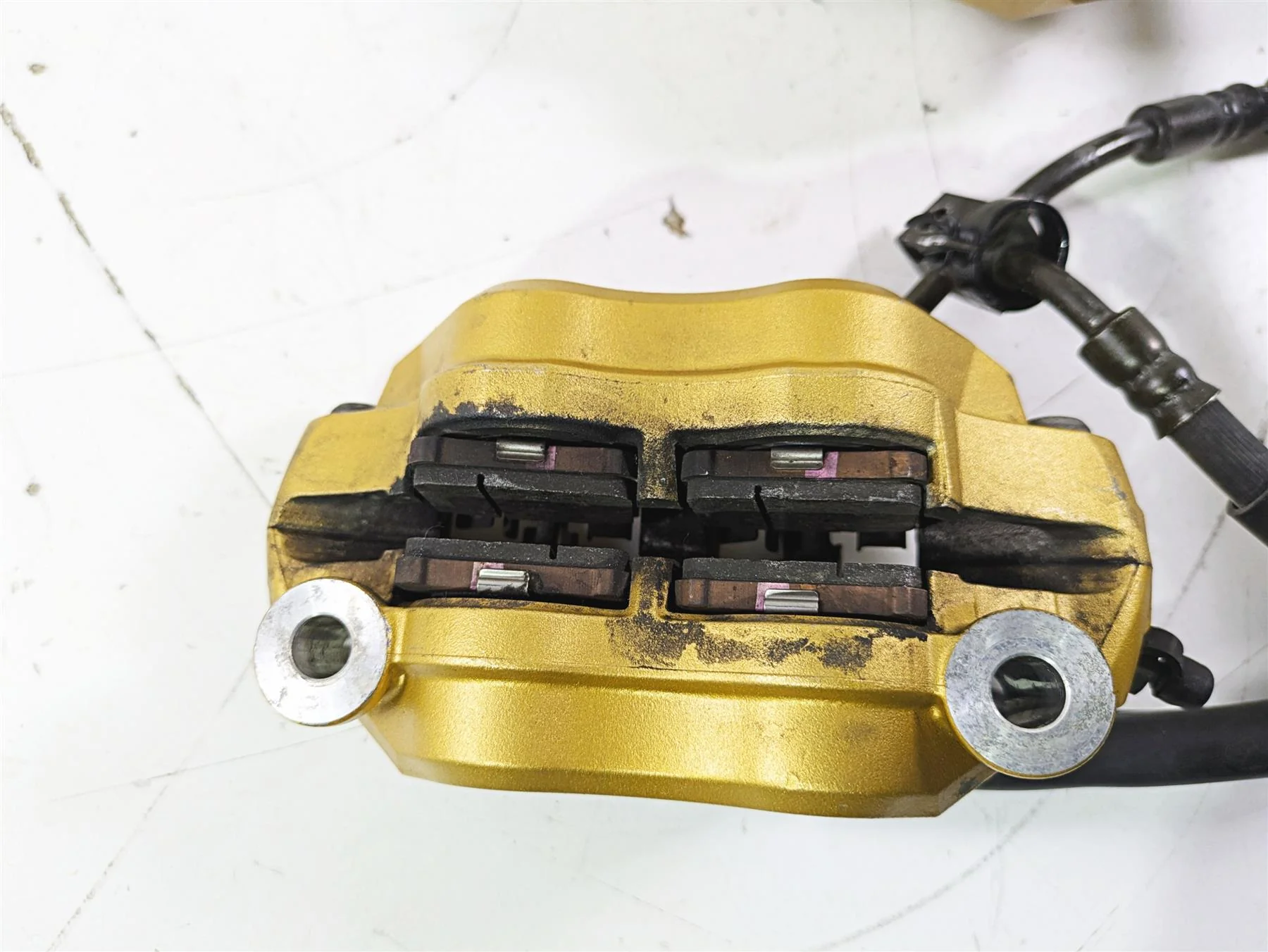 2005 Kawasaki ZX12R Ninja Tokico Front Brake Caliper Set 110mm 43080-0017-483 - Image 11