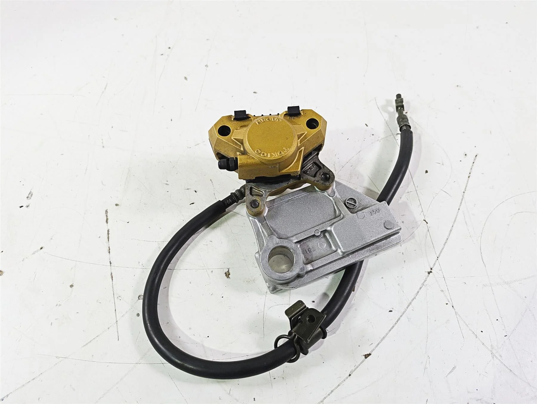 2005 Kawasaki ZX12R Ninja Tokico Rear Brake Caliper & Bracket Set 43080-5069-483