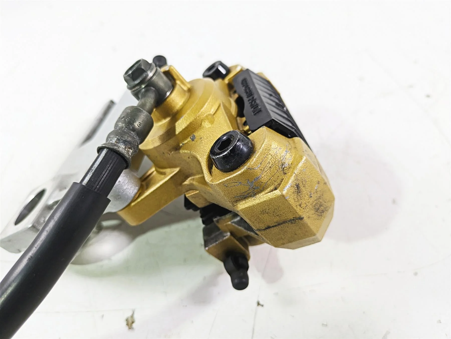 2005 Kawasaki ZX12R Ninja Tokico Rear Brake Caliper & Bracket Set 43080-5069-483 - Image 11