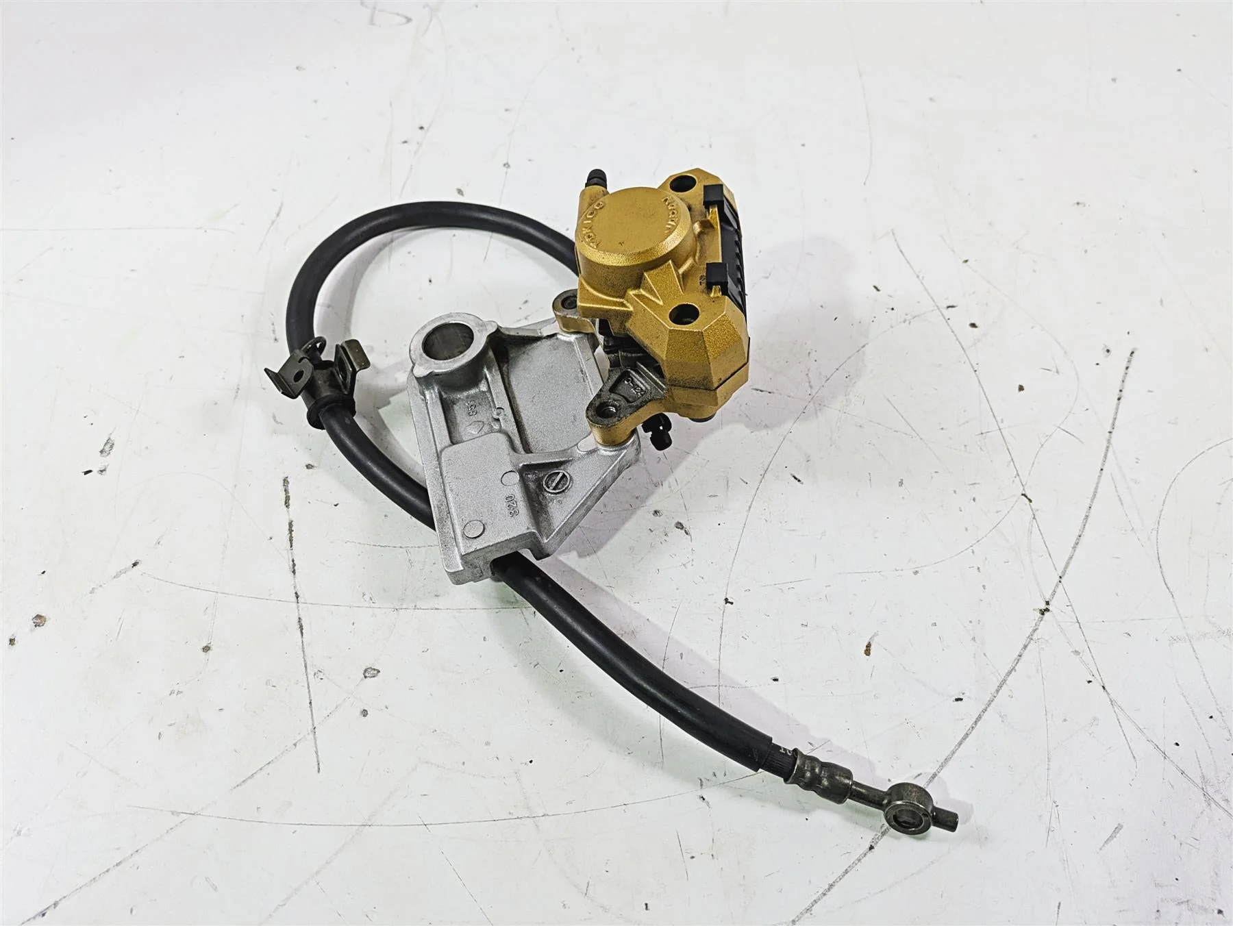 2005 Kawasaki ZX12R Ninja Tokico Rear Brake Caliper & Bracket Set 43080-5069-483 - Image 2