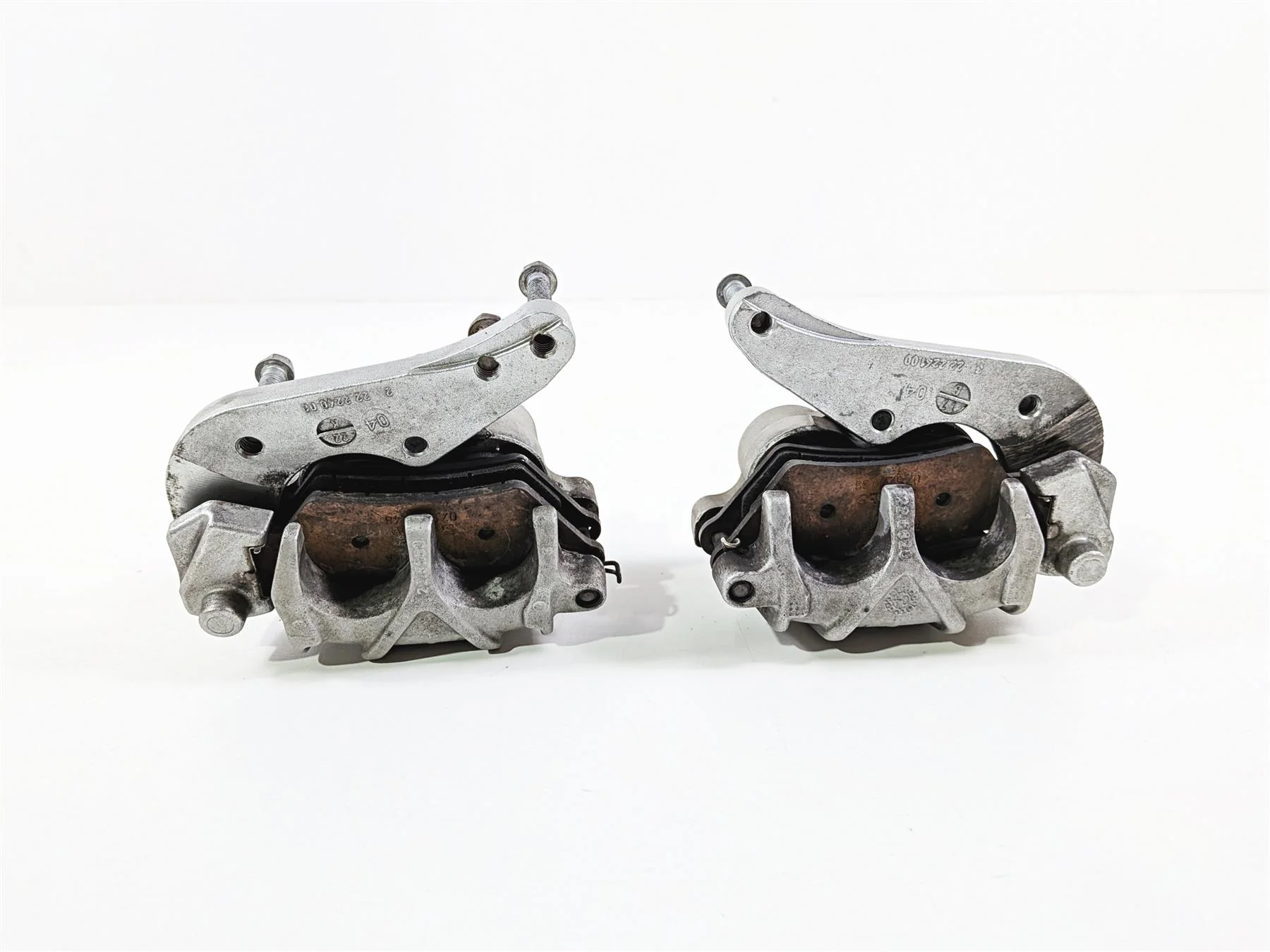 2005 KTM 950 LC8 Adventure Brembo Front Brake Calipers 60013016000 60013015000 - Image 6