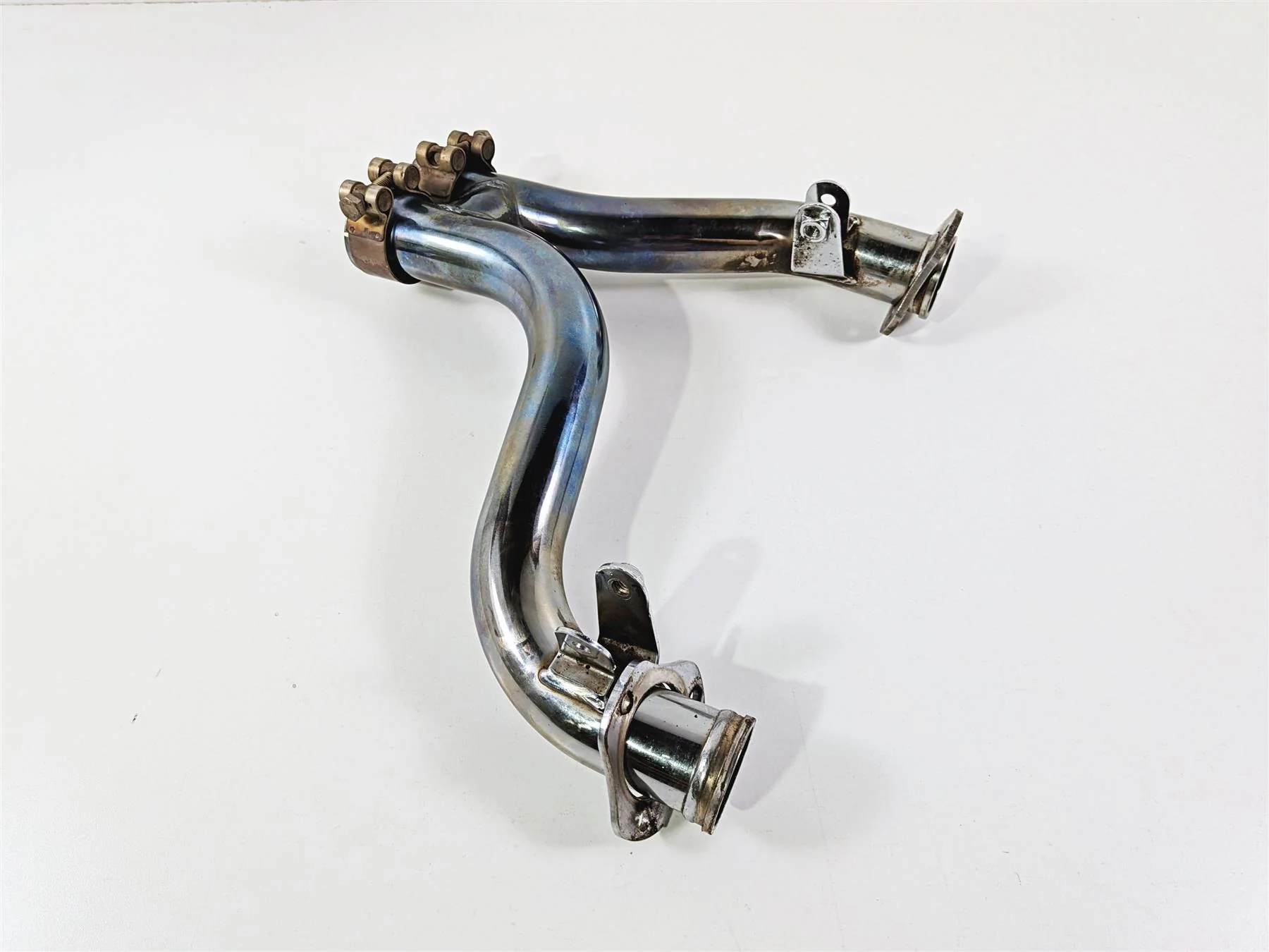 2005 KTM 950 LC8 Adventure Exhaust Y - Mid Pipe Connecter Connection 60005048000 - Image 12