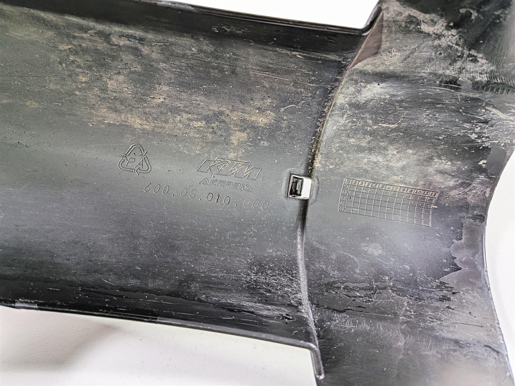 2005 KTM 950 LC8 Adventure Front Fender - Black 6000801000030 60008010000 - Image 7