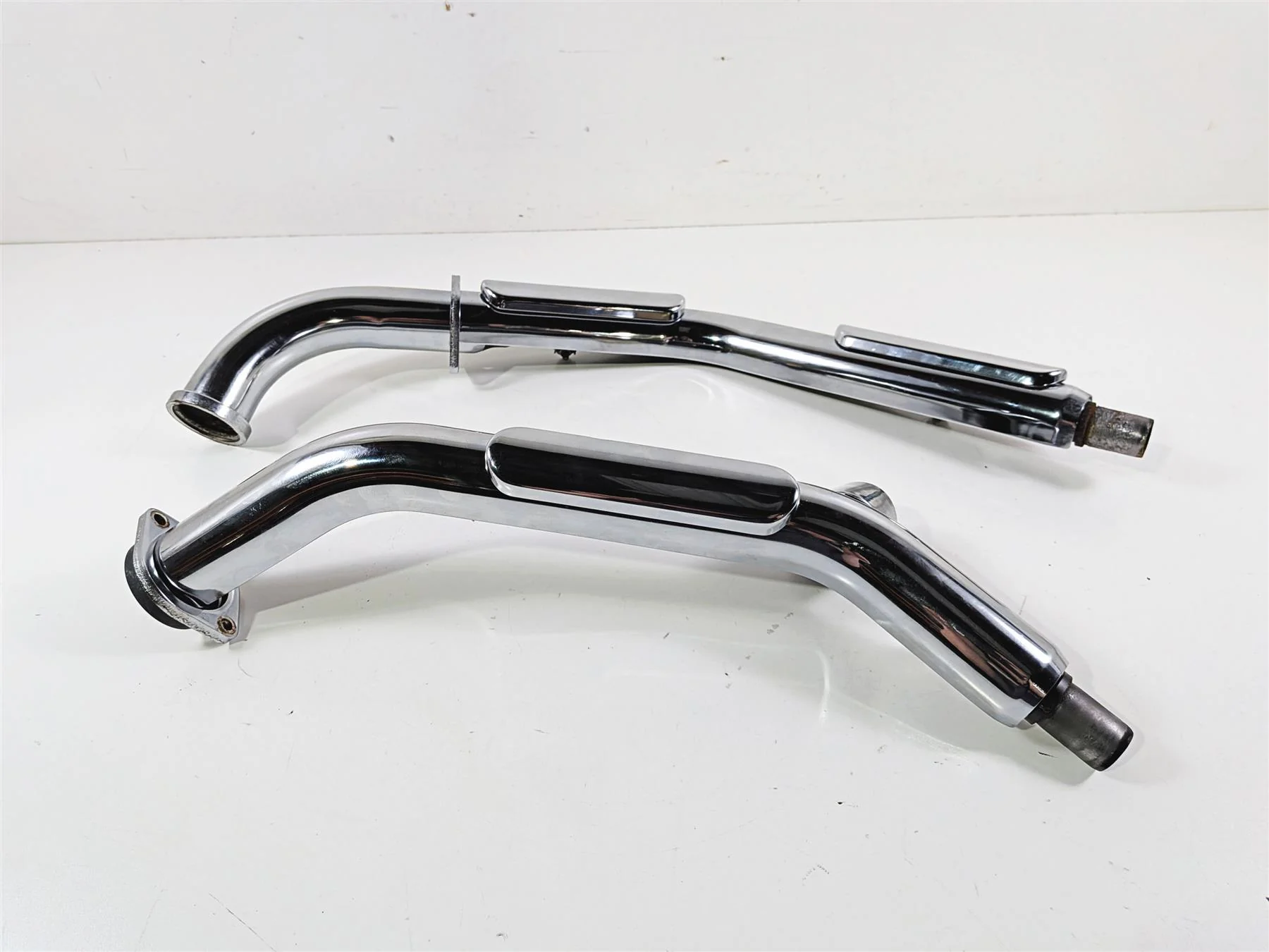 2005 Suzuki VZ800 M50 Boulevard Exhaust Header Pipe Set 14150-41F02 14160-41F02 - Image 4