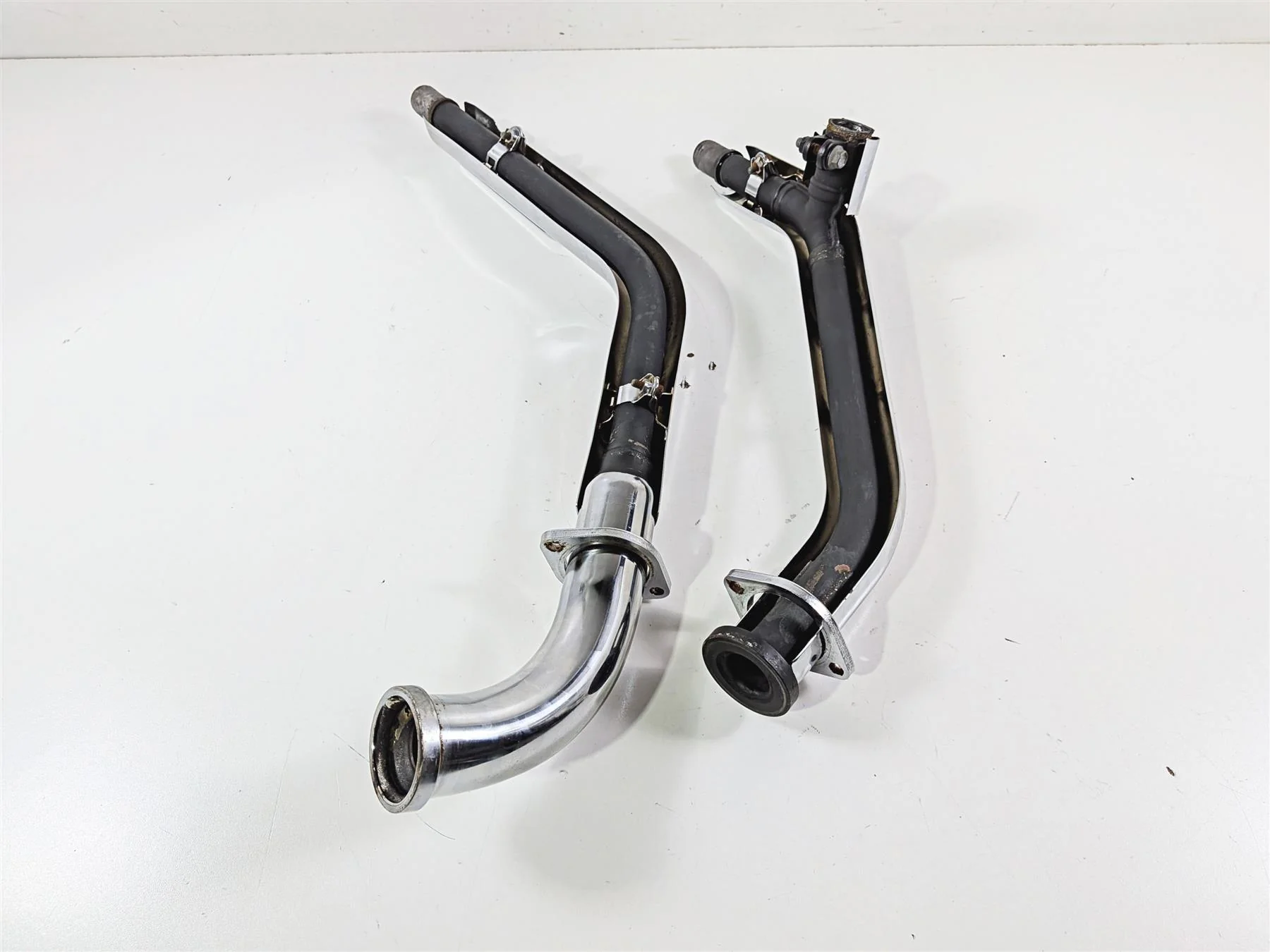 2005 Suzuki VZ800 M50 Boulevard Exhaust Header Pipe Set 14150-41F02 14160-41F02 - Image 6
