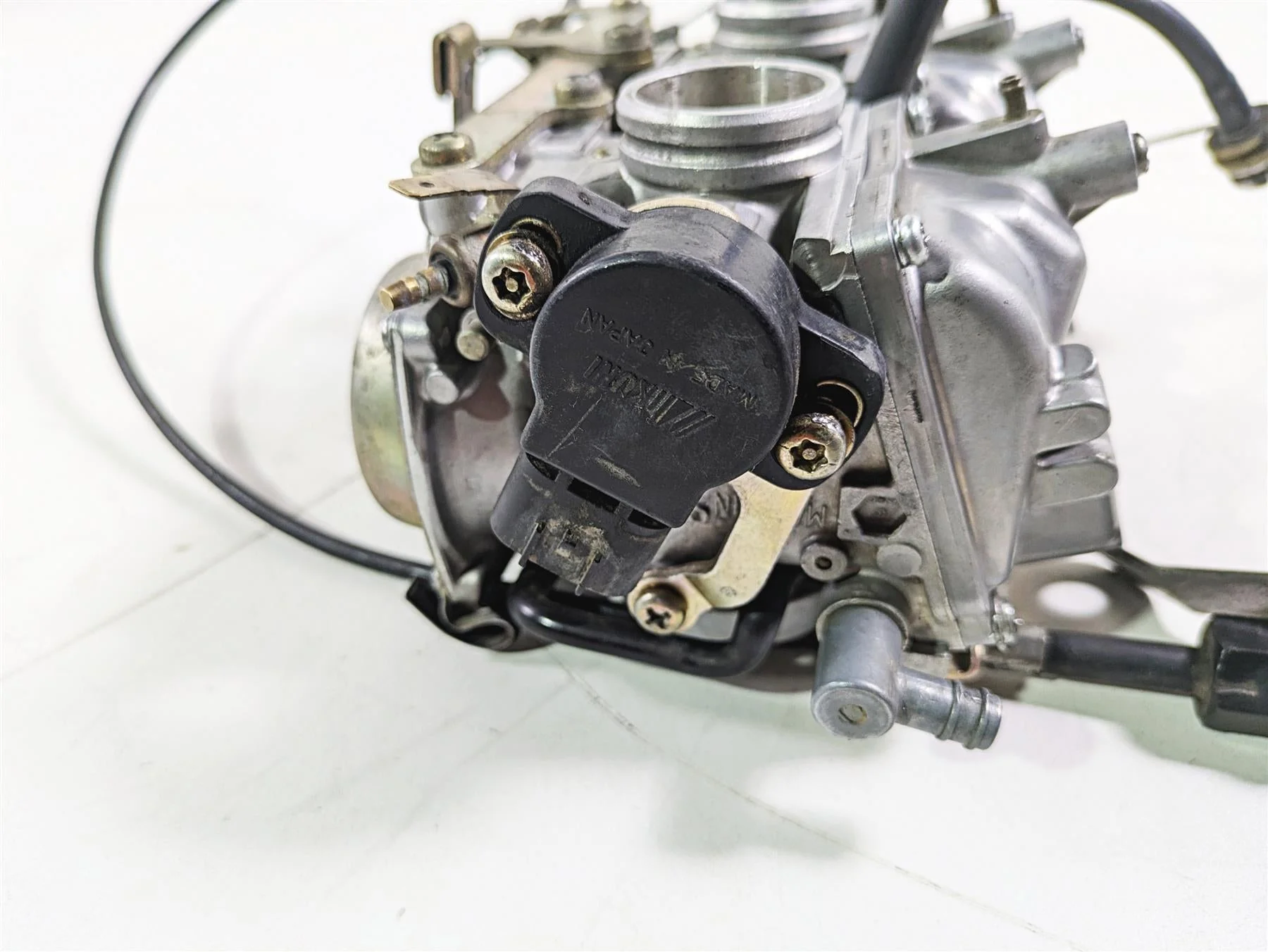 2005 Yamaha XVS650 V-Star Mikuni Clean Carburetor Carb Set 5BN-14900-40-00 - Image 12