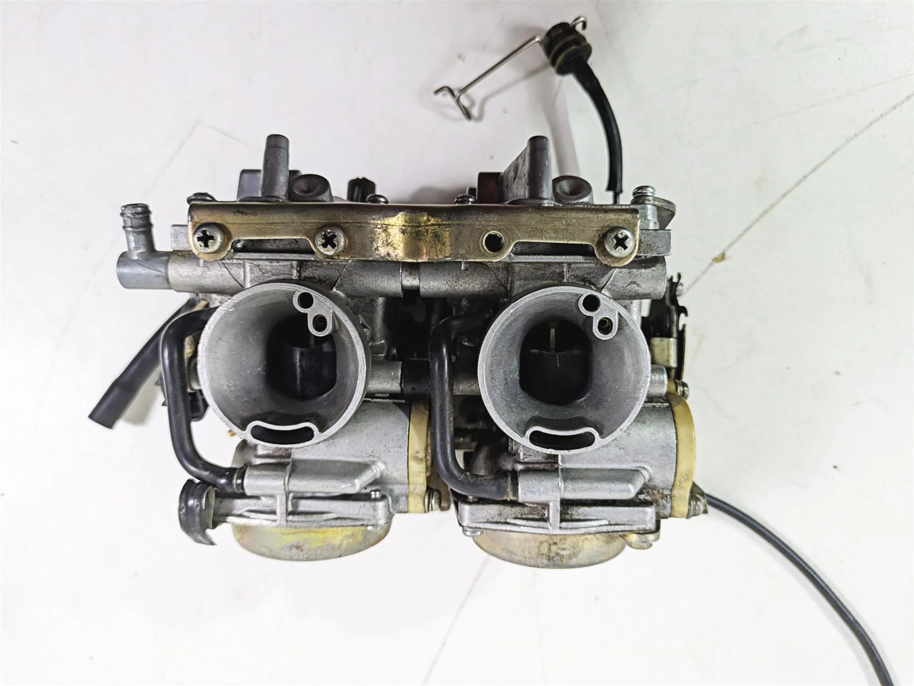 2005 Yamaha XVS650 V-Star Mikuni Clean Carburetor Carb Set 5BN-14900-40-00 - Image 2