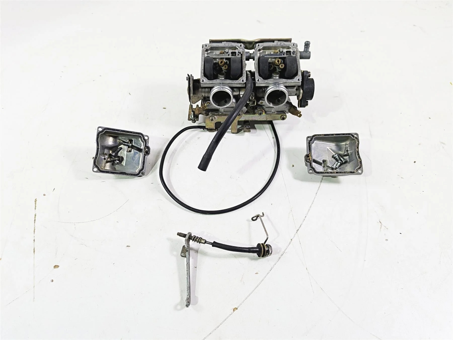 2005 Yamaha XVS650 V-Star Mikuni Clean Carburetor Carb Set 5BN-14900-40-00 - Image 3
