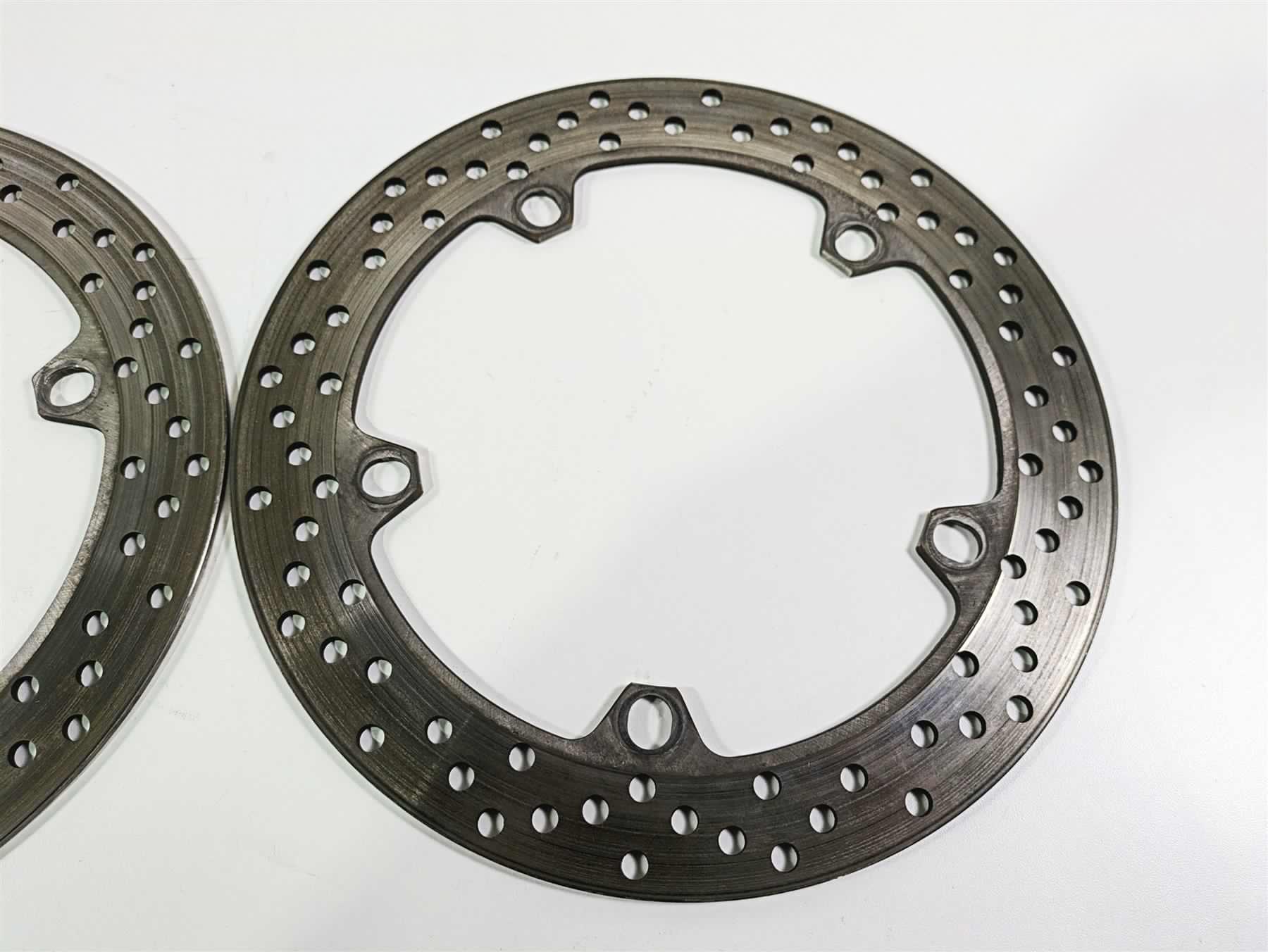 2006 BMW R1200GS K255 Adv Brembo Front Brake Disc Rotor Set 34117711427 - Image 2