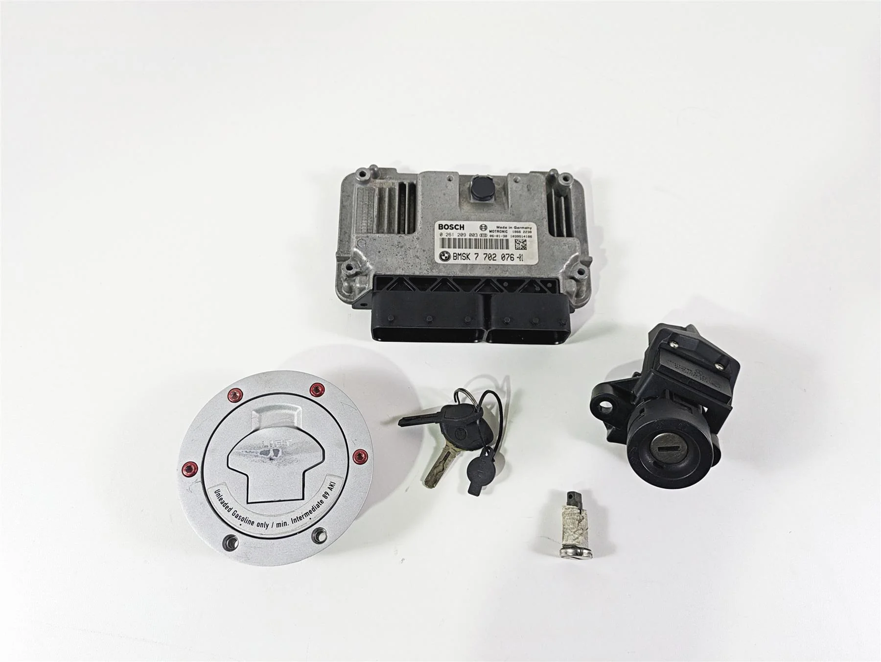 2006 BMW R1200GS K255 Adv Cdi Ignition Switch Key Locks Set 13618521661 7702076 - Image 4