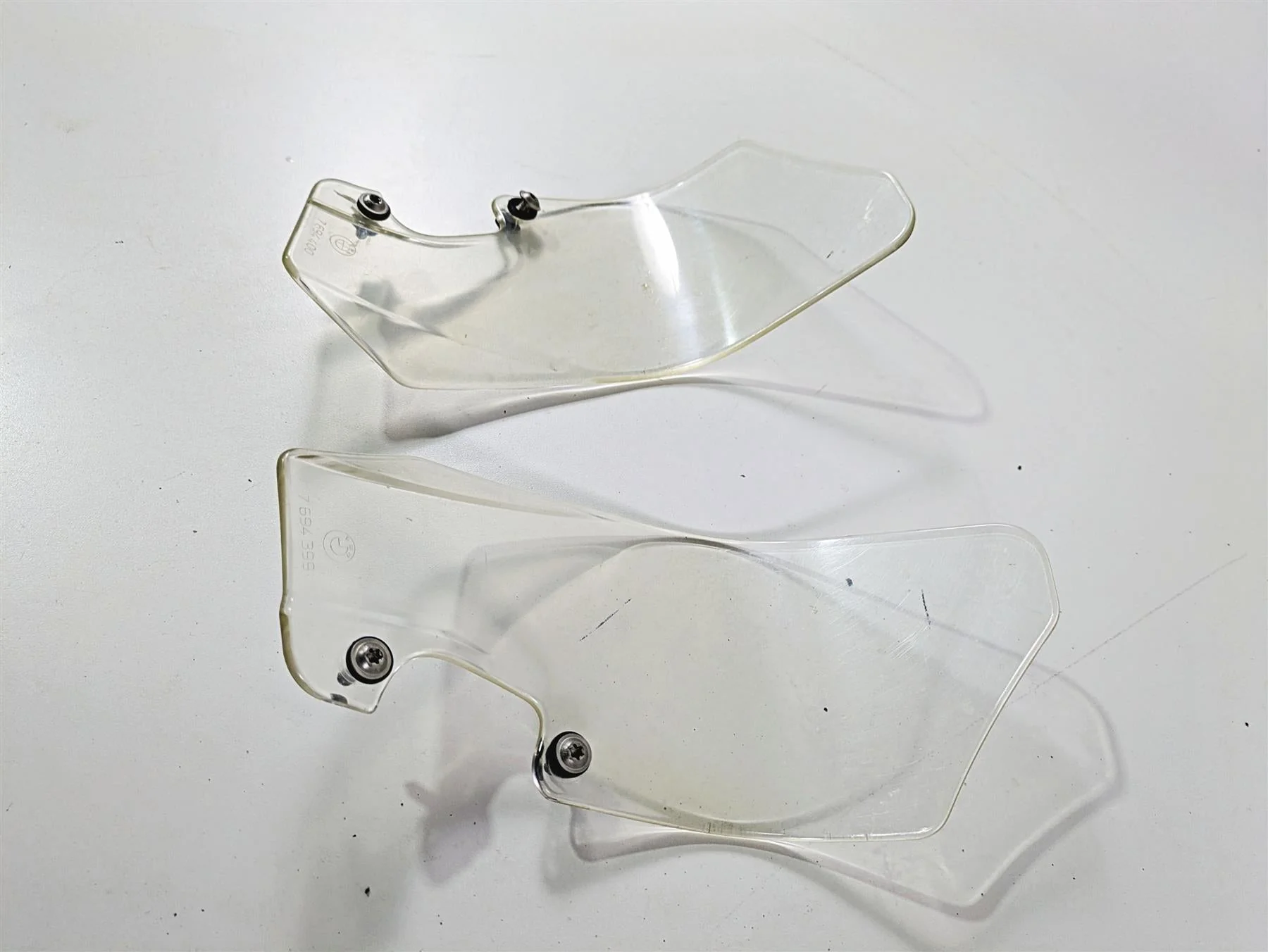 2006 BMW R1200GS K255 Adv Front Lower Wind Deflector Set 46637727242 - Image 3