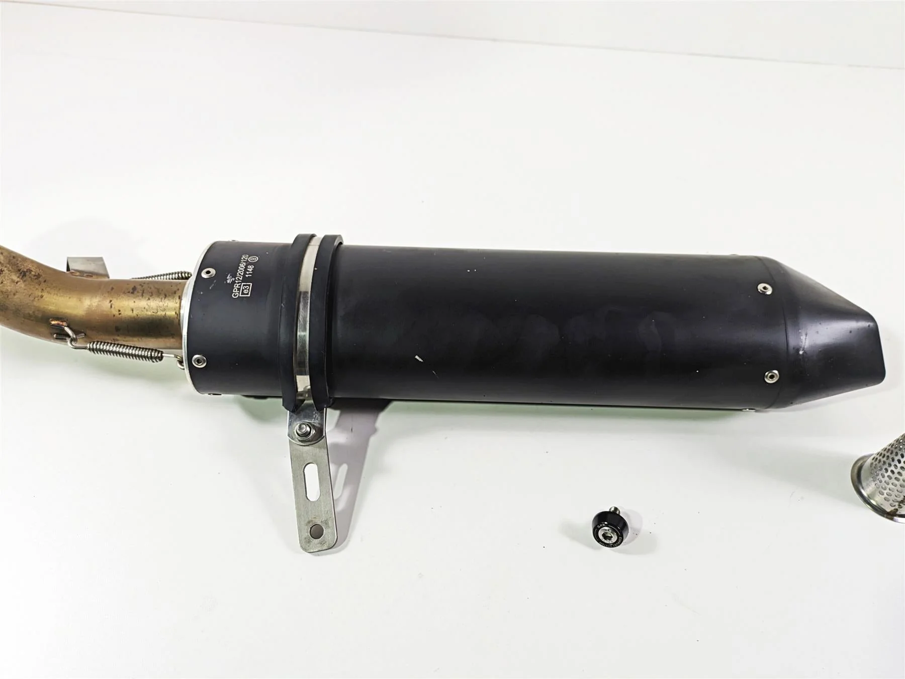 2006 BMW R1200GS K255 Adv GPR Furore Nero Exhaust Slip On Muffler 8053045012080 - Image 8
